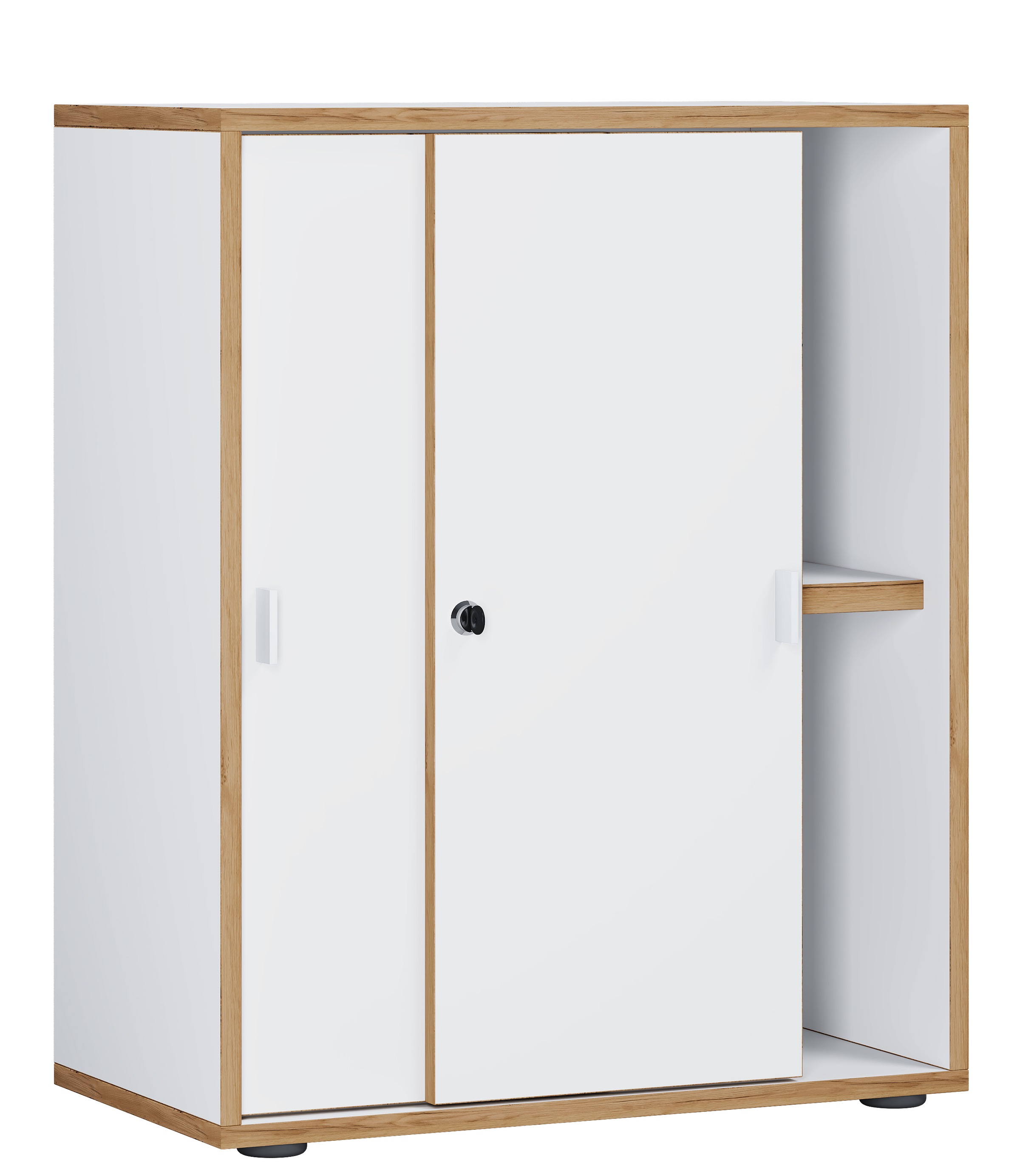 VCM Aktenschrank "Büroschrank Aktenschrank Schiebetüren Salia 2fach" 1 Stk. tlg.