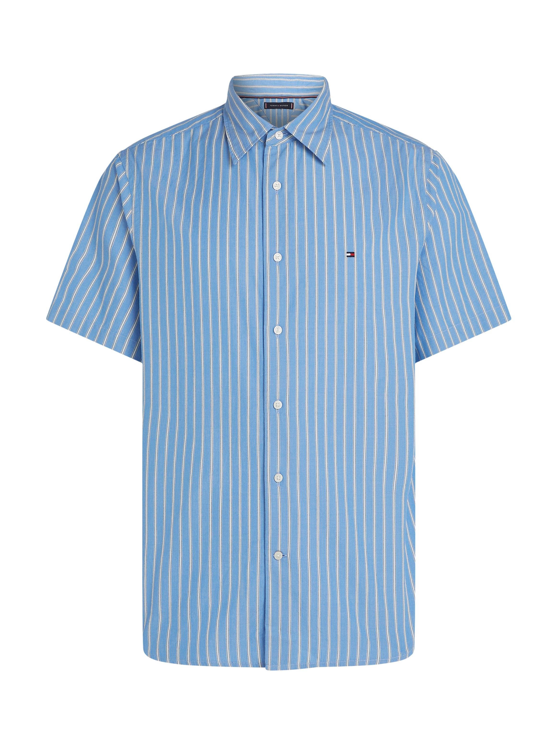 Tommy Hilfiger Kurzarmhemd »FLEX POPLIN RETRO STP SS SHIRT«