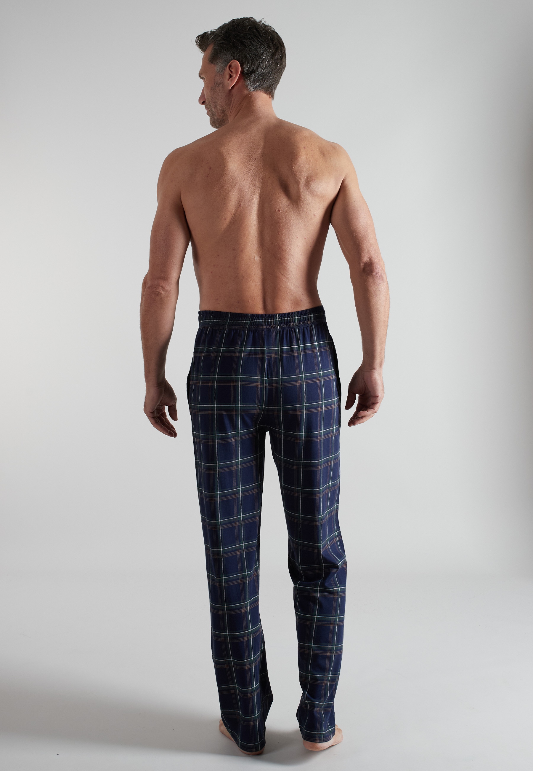 bugatti Bermudas  lang, kariert, bequem, weich, mit Kordelzug, Baumwolle