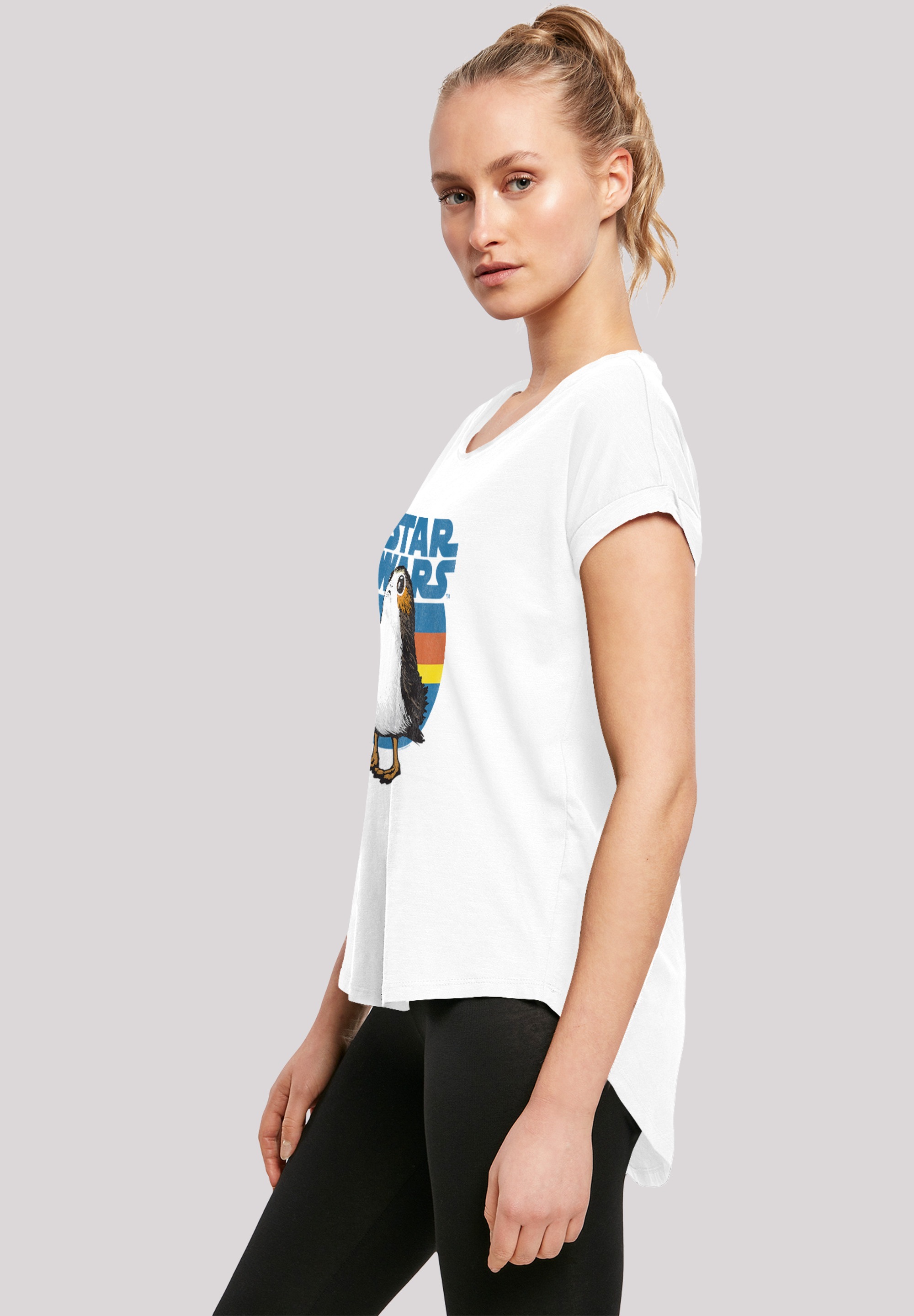 F4NT4STIC T-Shirt »'Star Wars Last Jedi Porg'«, Print