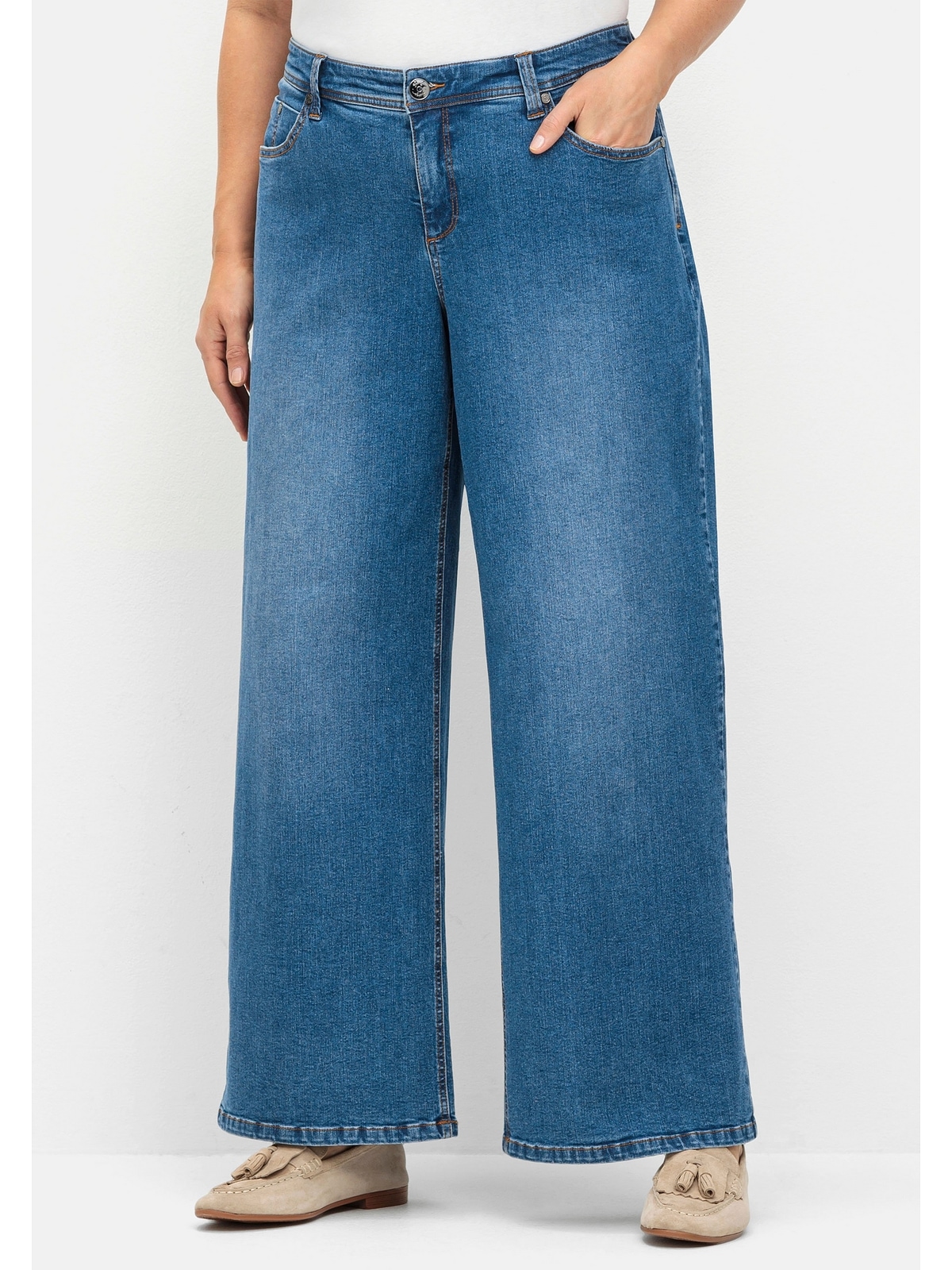 Sheego Stretch-Jeans »Große Größen«, in Curvy-Schnitt VERENA