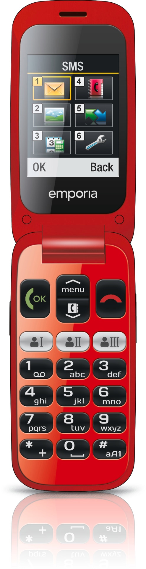 Emporia Klapphandy »ONE V200i«, Rot