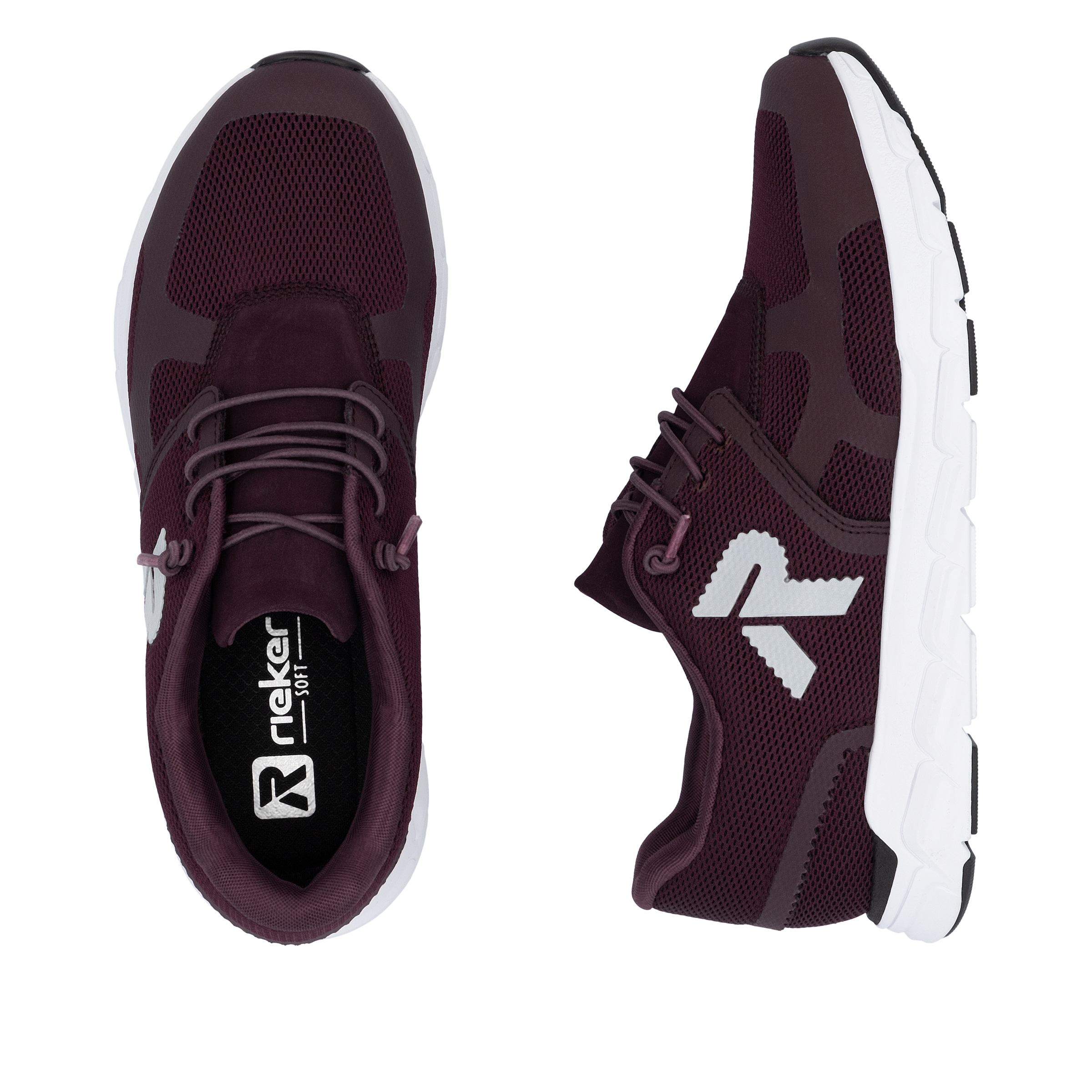 RIEKER Sport Slip-On Sneaker »Preston«, Freizeitschuh, Halbschuh, Schlupfschuh mit Gummizug