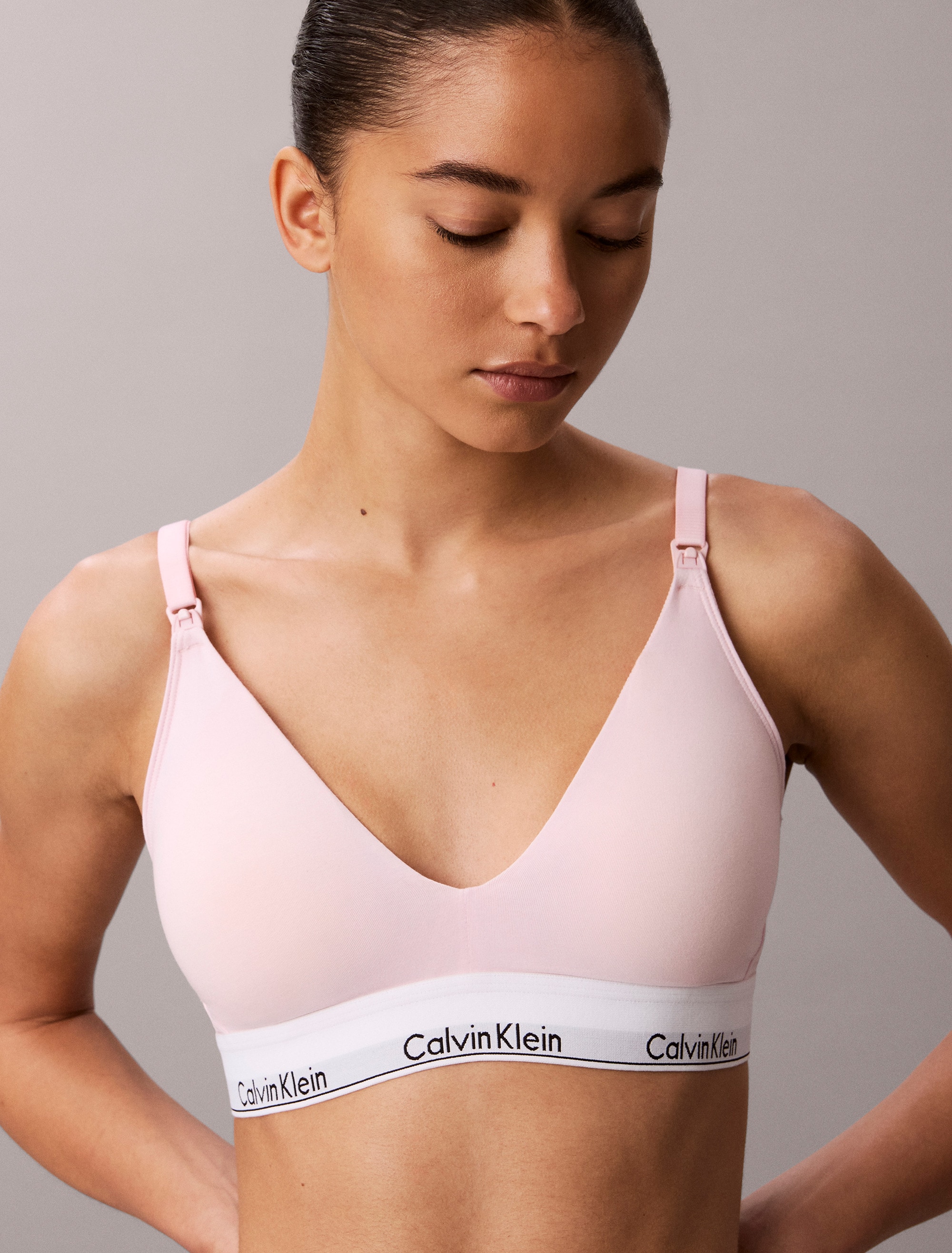 Calvin Klein Underwear Schalen-BH »MATERNITY LIGHTLY LINED TRIANGLE« Körpernahe Passform mit elastischem Bund
