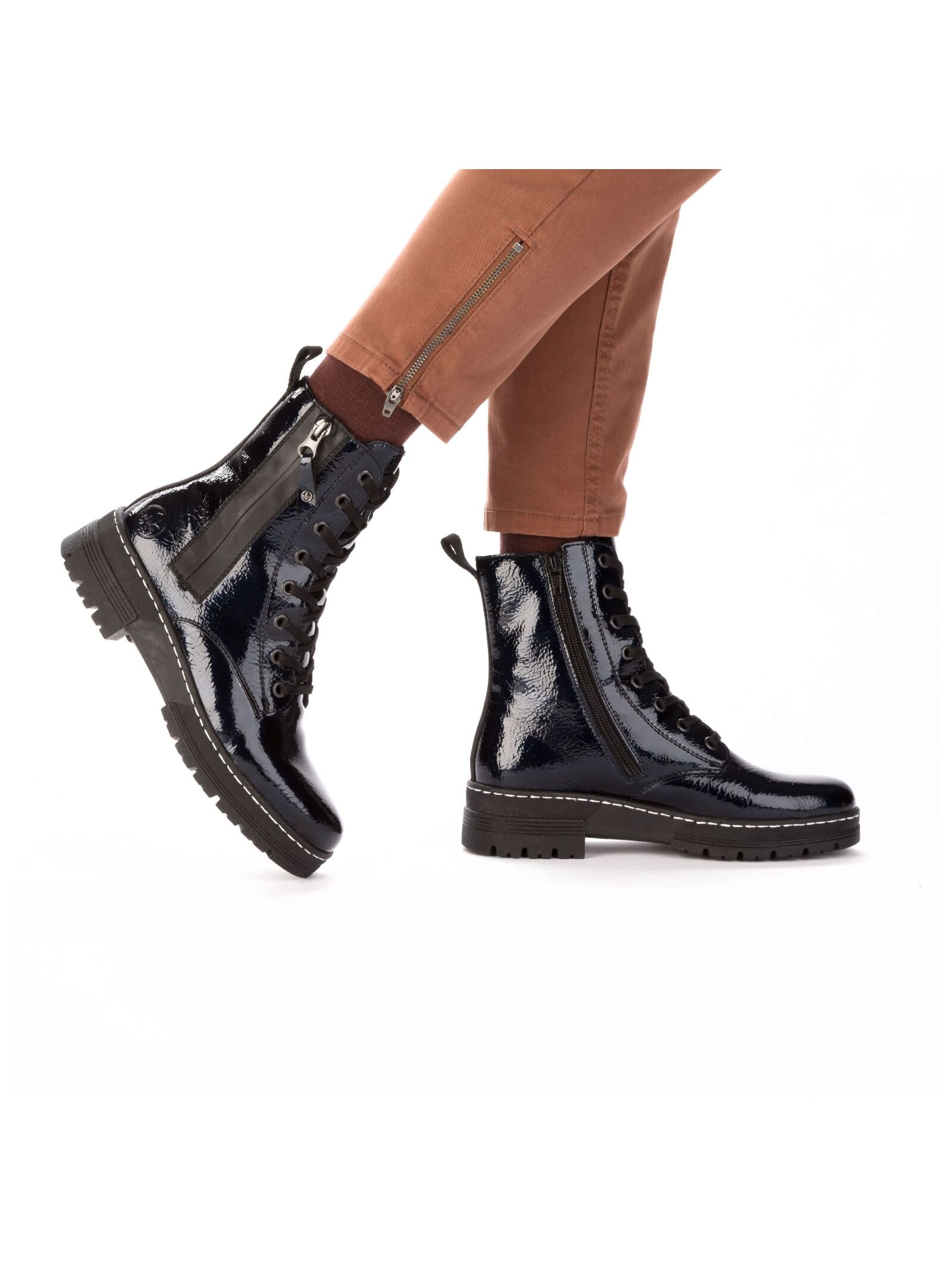 Rieker Schnürstiefelette »Rieker Stiefelette Lederimitat«
