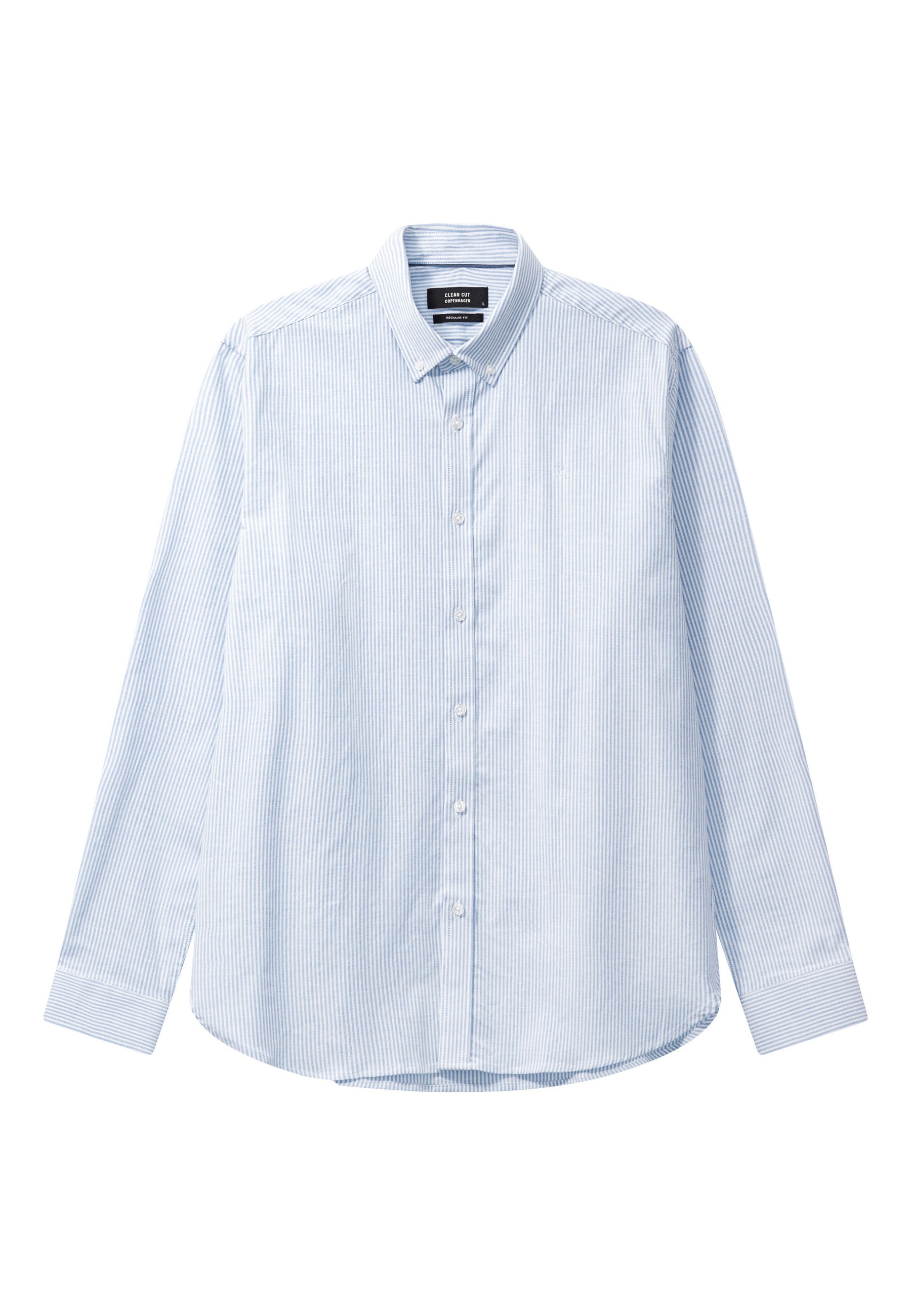 Clean Cut Copenhagen Langarmhemd "Clean Cut Copenhagen Oxford Stretch Stripe L/S" 1