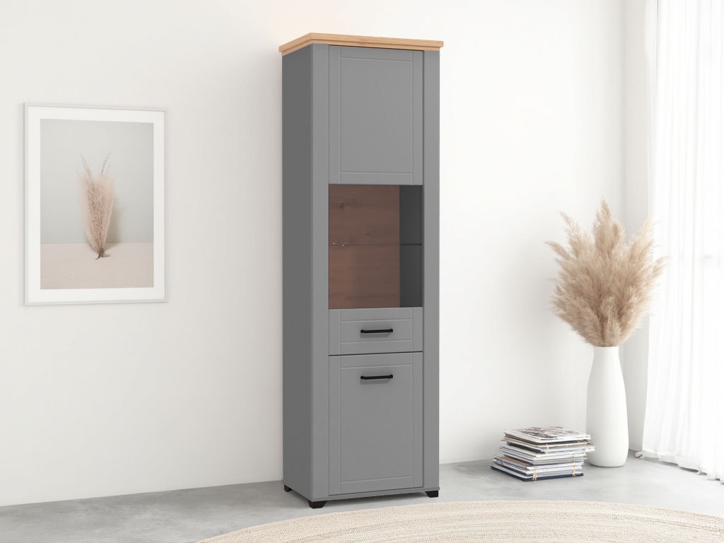 Home affaire Vitrine "Valencia", Türen und Einlegeböden mit 4mm-Sicherheits günstig online kaufen