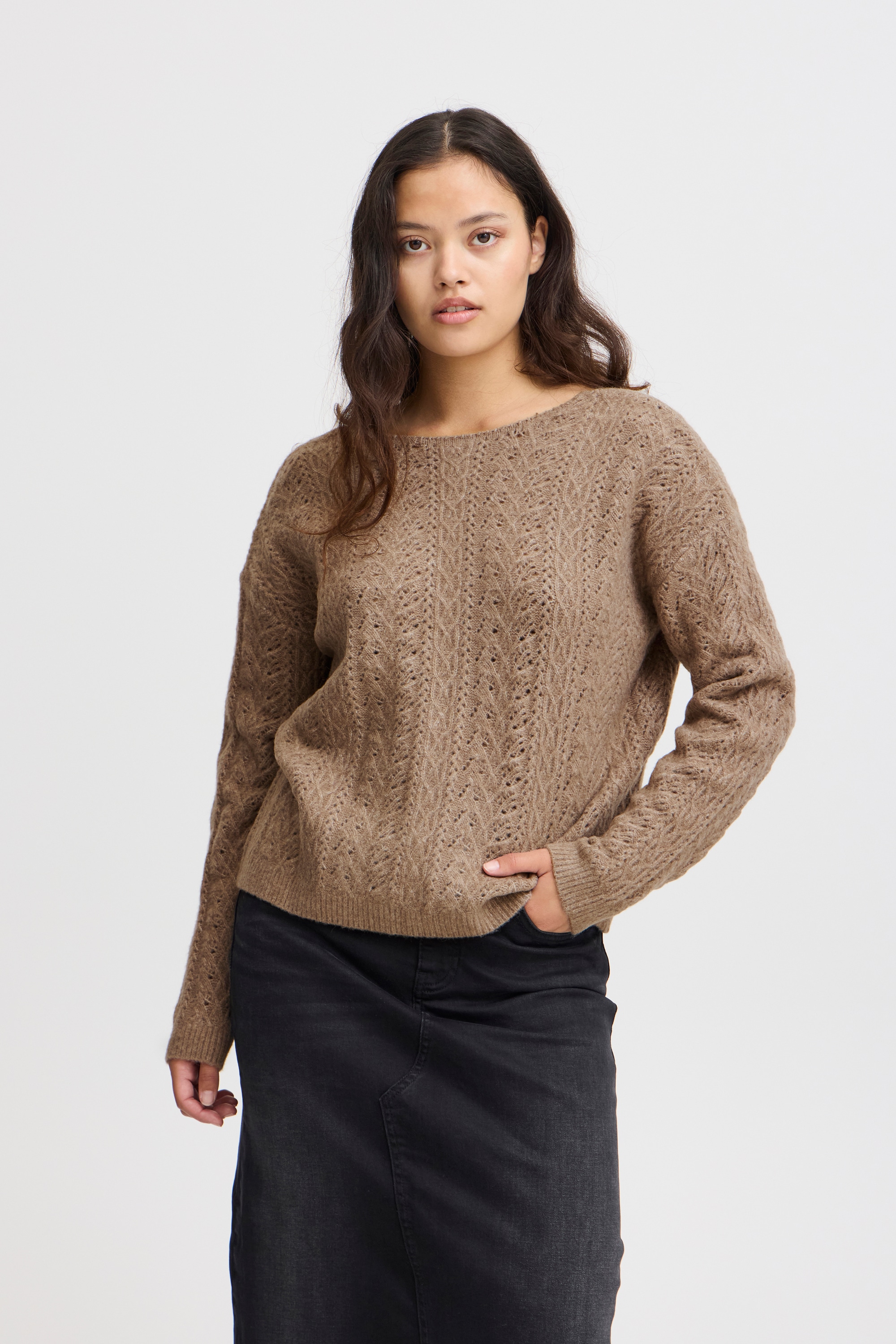 Ichi Strickpullover »Strickpullover IHLIYANNA«