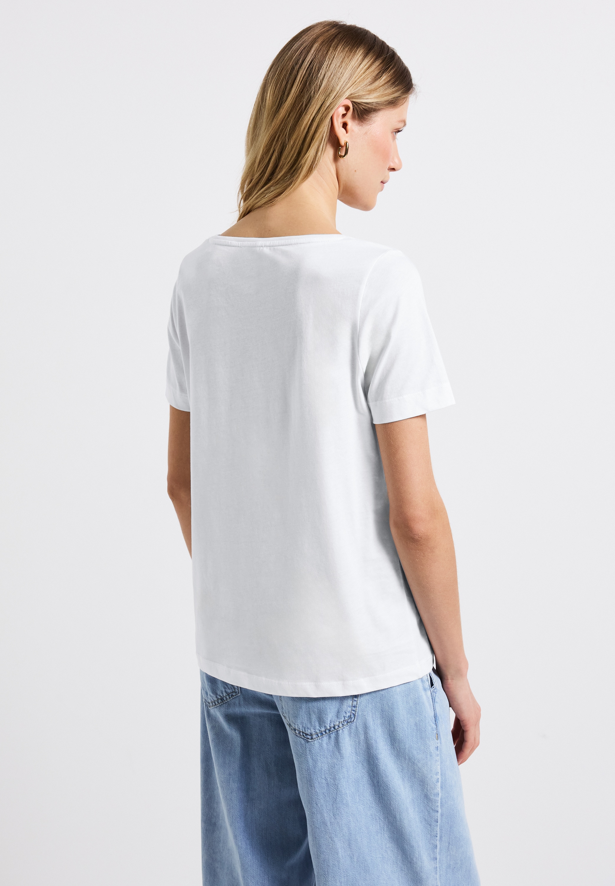 STREET ONE T-Shirt, aus reiner Baumwolle