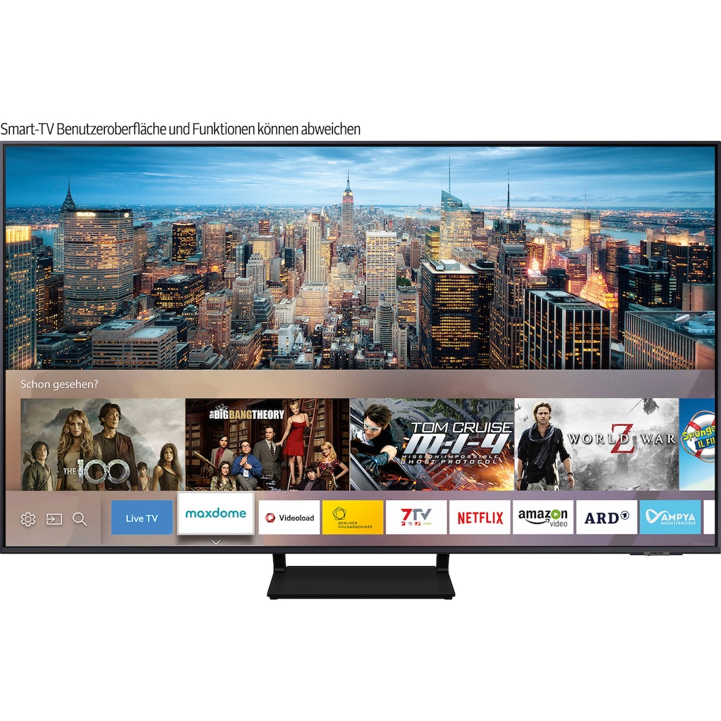 Samsung QLED-Fernseher »GQ75Q70AAT«, 189 cm/75 Zoll, 4K Ultra HD, Smart-TV, Quantum HDR,Quantum Prozessor 4K,Dual LED,100% Farbvolumen