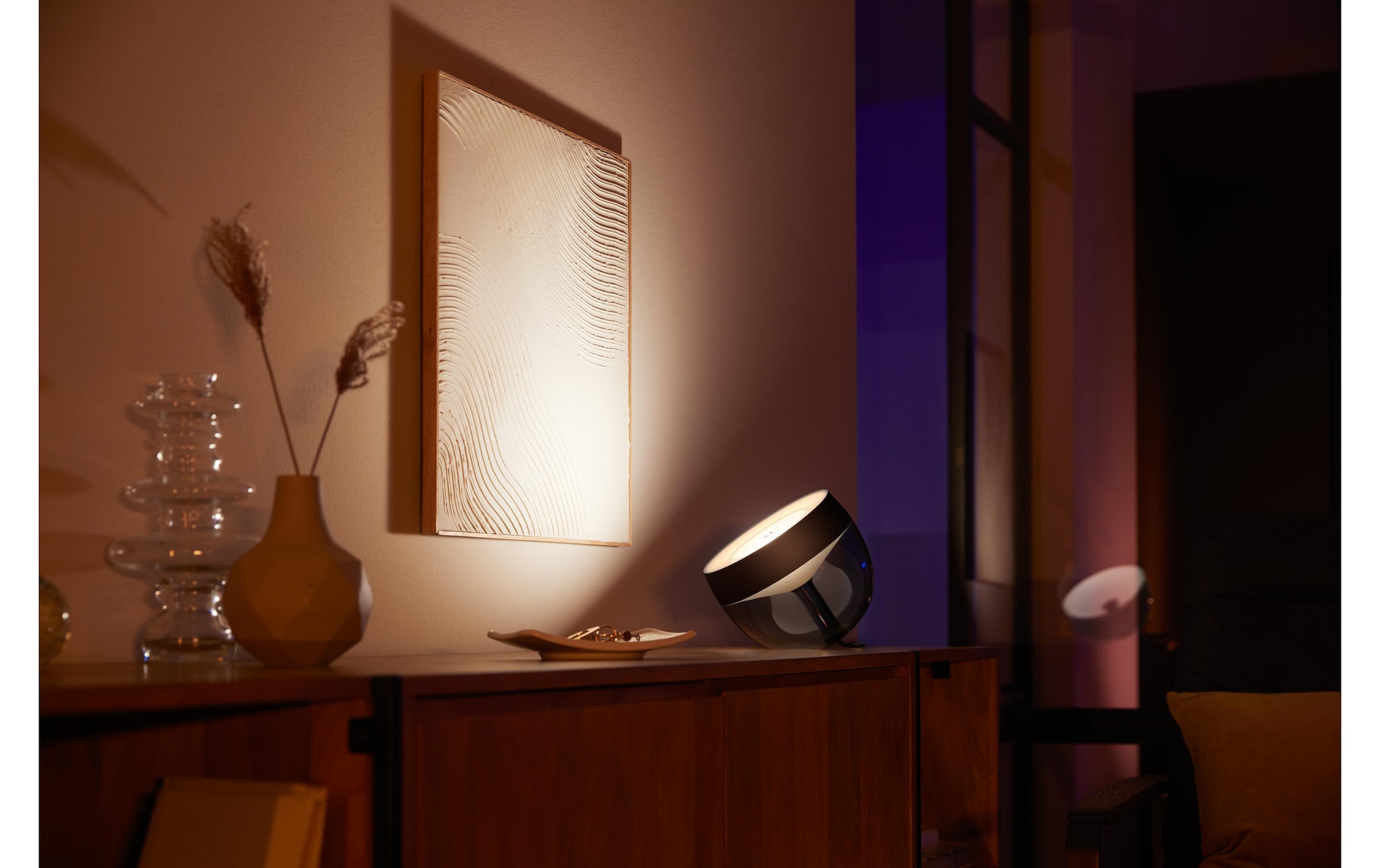 Philips Hue Pendelleuchte »Hue Tischleuchte Iris« Farbwechsler | Neutralweiß | Tageslichtweiß | Warmweiß