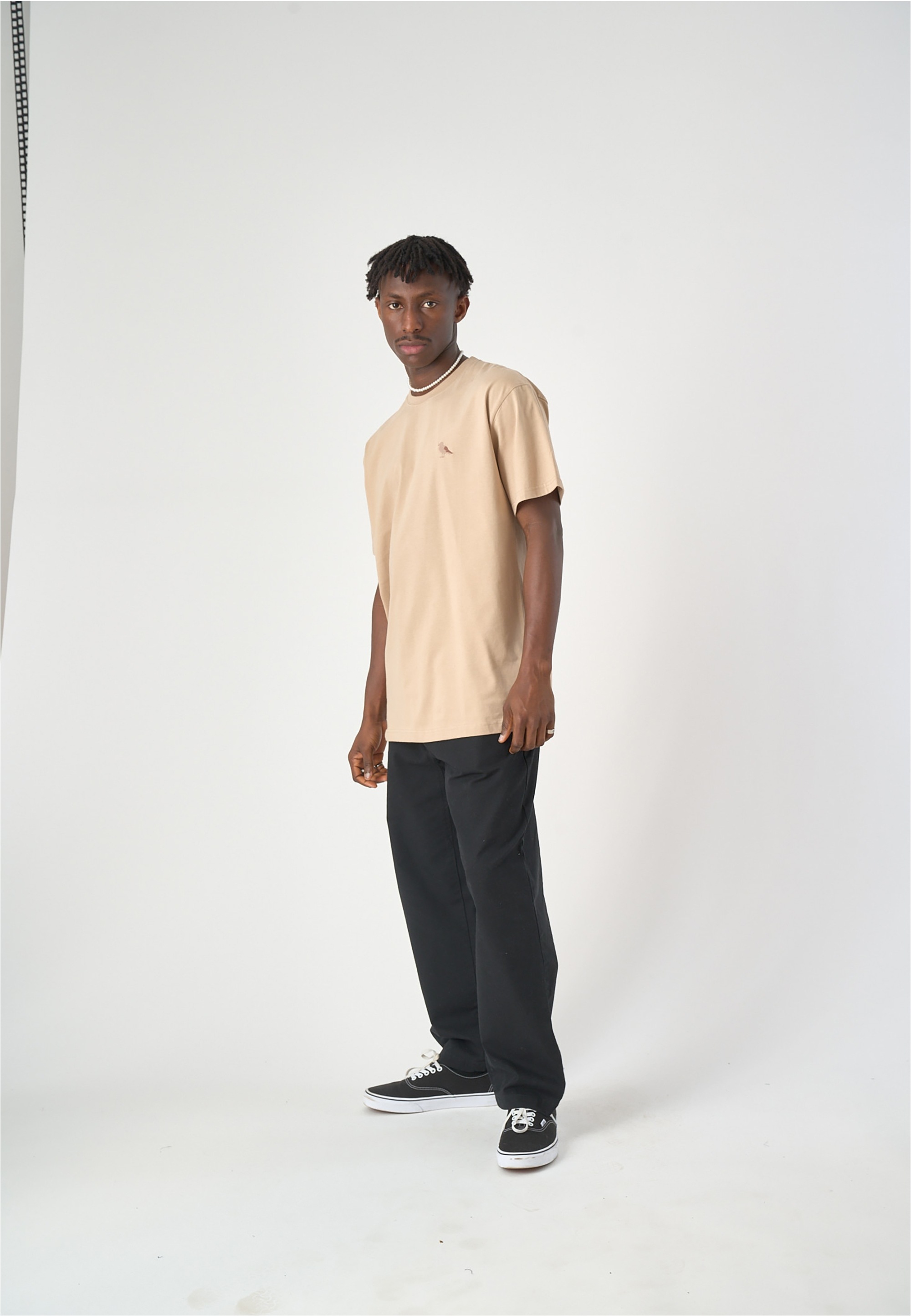 Cleptomanicx T-Shirt »Embroidery Gull Mono«, mit lockerem Schnitt