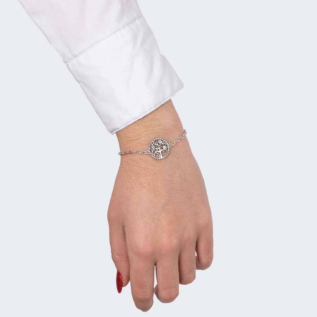 Lotus Armband »Essentials - Baum des Lebens« mit Glasstein