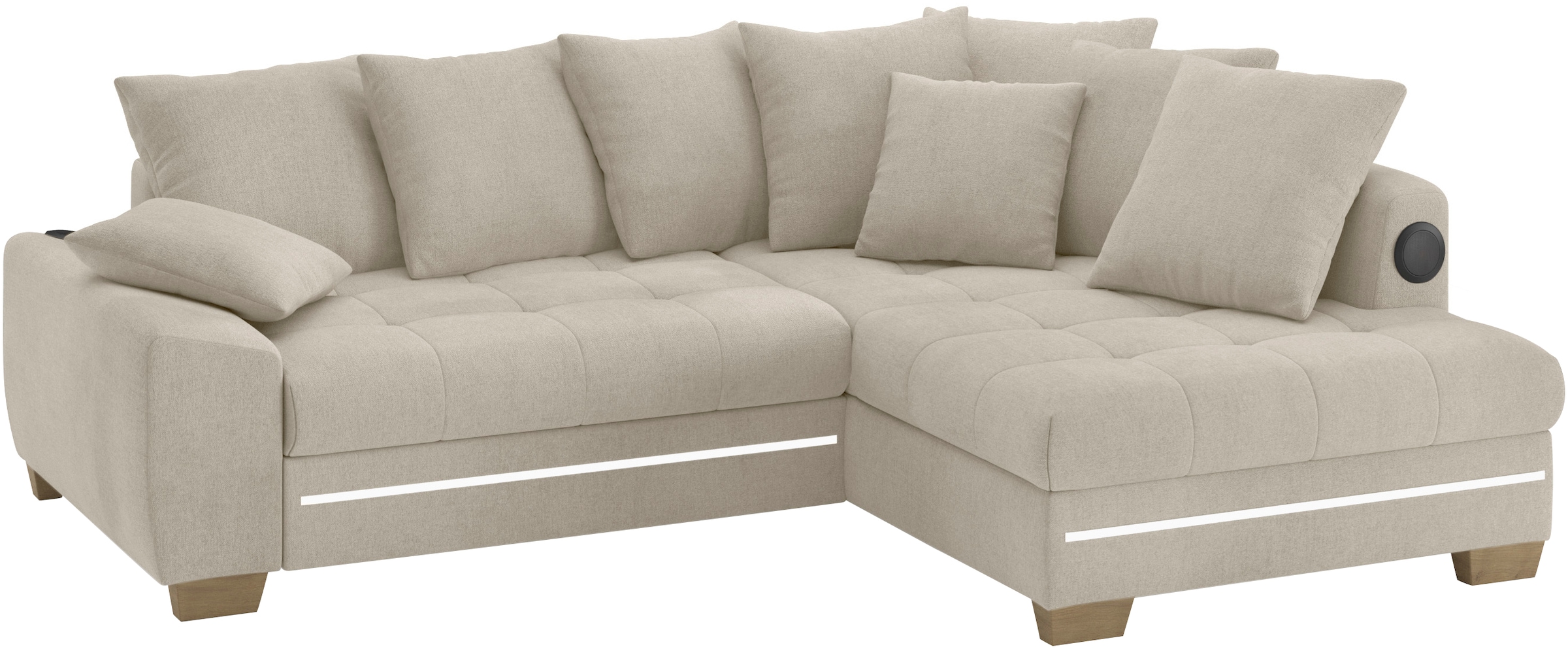Mr. Couch Ecksofa "Nikita II, L-Form", RGB-LED, Bluetooth-Soundsystem, wahl günstig online kaufen