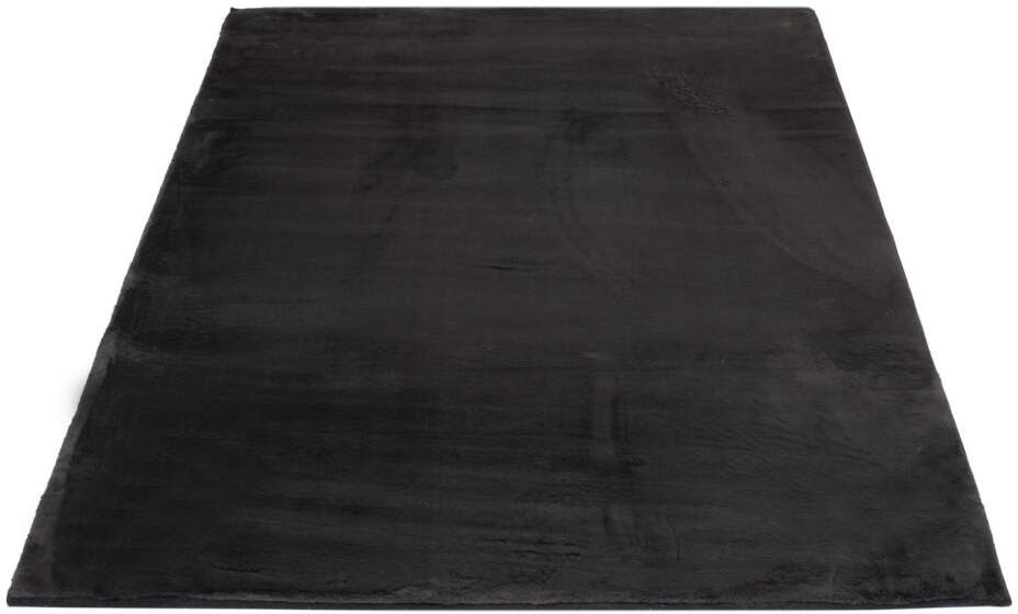 Carpet City Hochflor-Teppich »TOPIA 400«, rechteckig, 21 mm Höhe, Kunstfell-Teppich mit Kaninchenfell-Optik, Haptik, Schlafzimmer