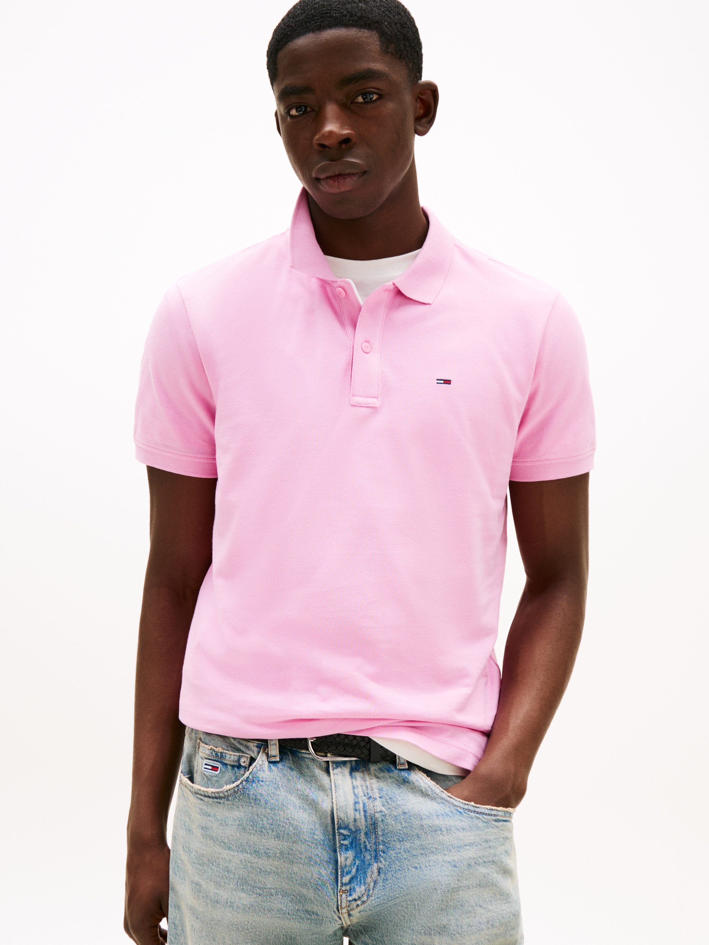 Tommy Jeans Poloshirt "TJM SLIM PLACKET POLO EXT" günstig online kaufen