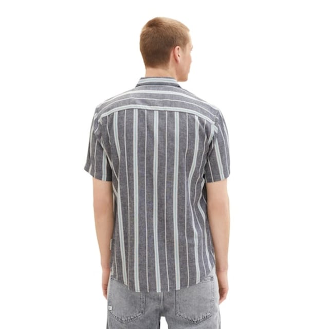 TOM TAILOR Denim Streifenhemd, mit kurzen Ärmeln ▷ für | BAUR