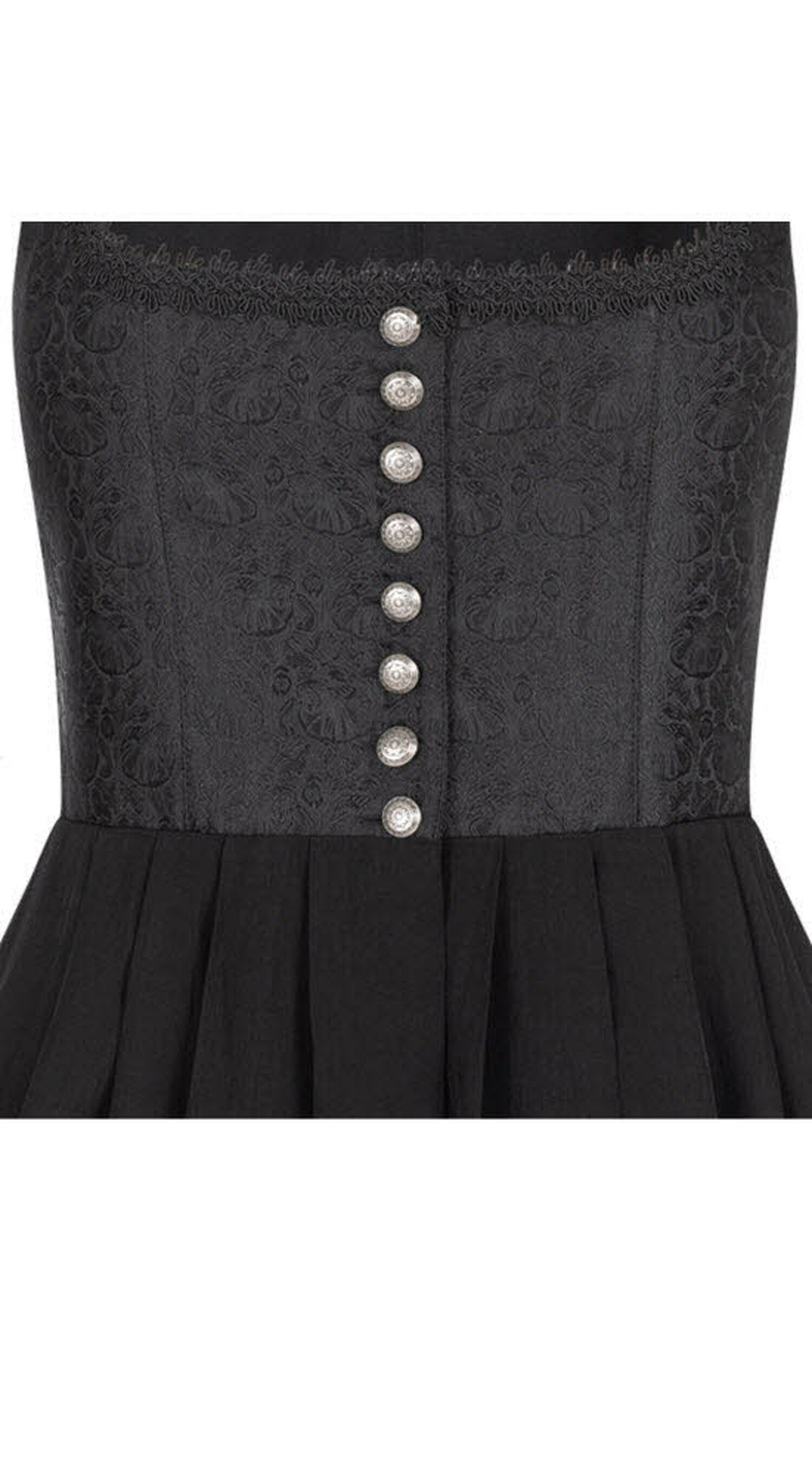 NÜBLER Saskia Long Dirndl Black Size 36 3