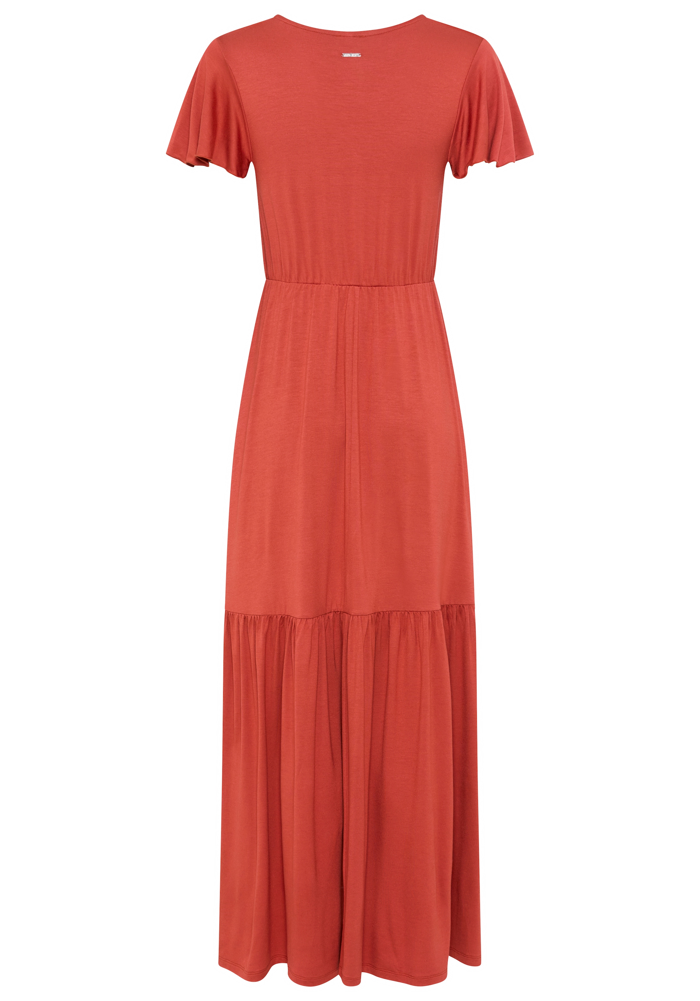 Laura Scott Sommerkleid langer Schnitt, für warme Tage, aus Single Jersey, mit Flügelärmeln