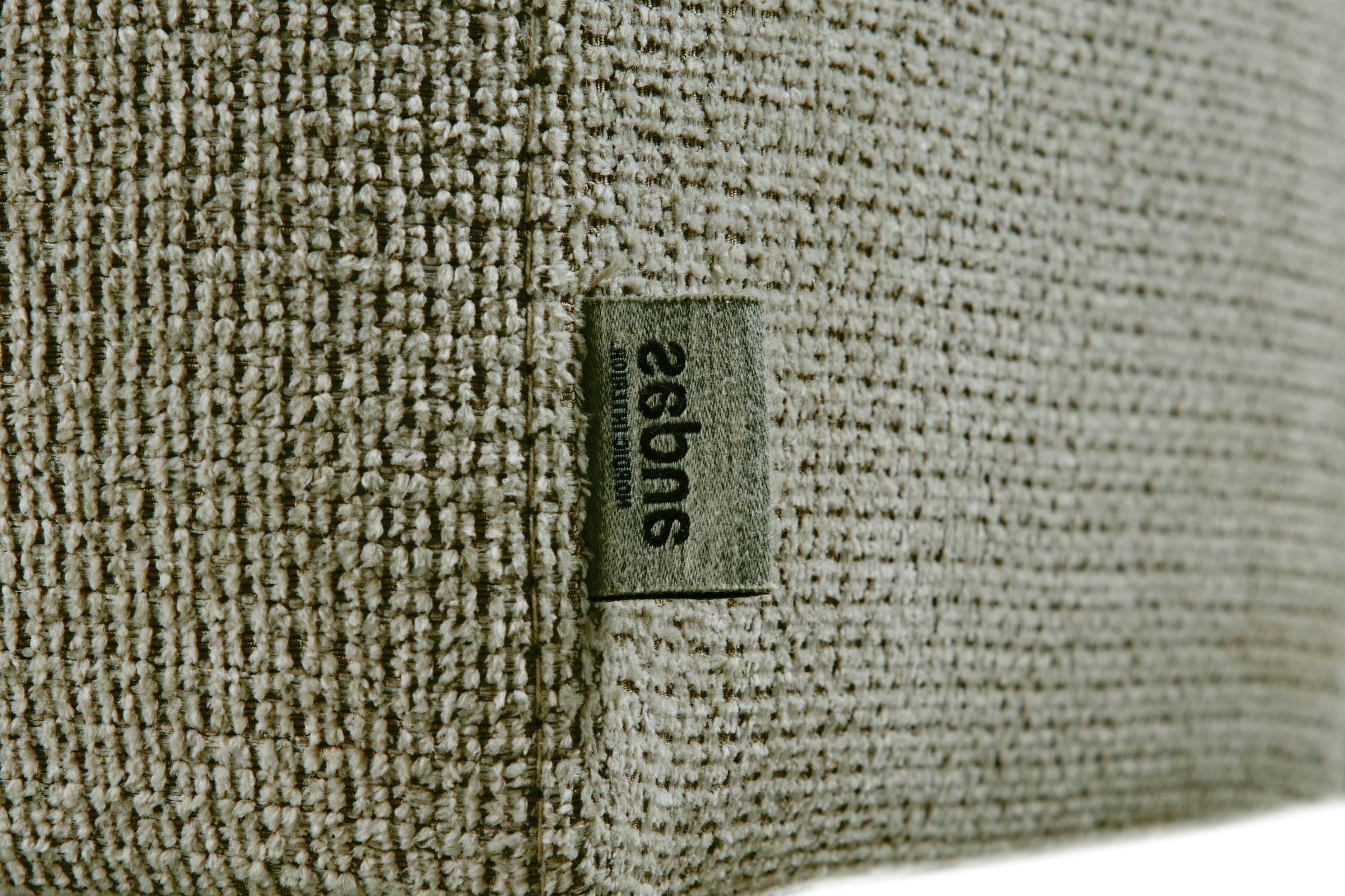 andas Ecksofa »Linkka, Breite 301 cm«, L-Form, in einem weichen Chenille-Stoff, mit Wellenunterfederung
