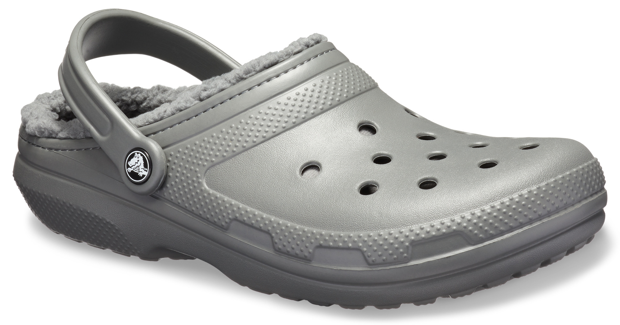 Hausschuh »Classic Lined Clog«, mit kuscheligem Fellimitat
