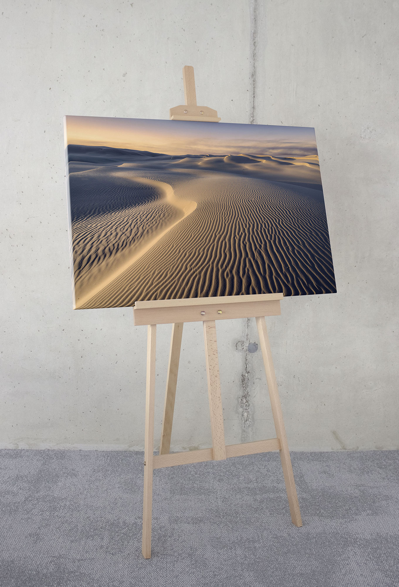 Thumbnail - Komar Leinwandbild "Sand Storm - Größe 90 x 60 cm" Baum Berge Blumen Blätter Foto Jahreszeiten Landschaft Meer N...