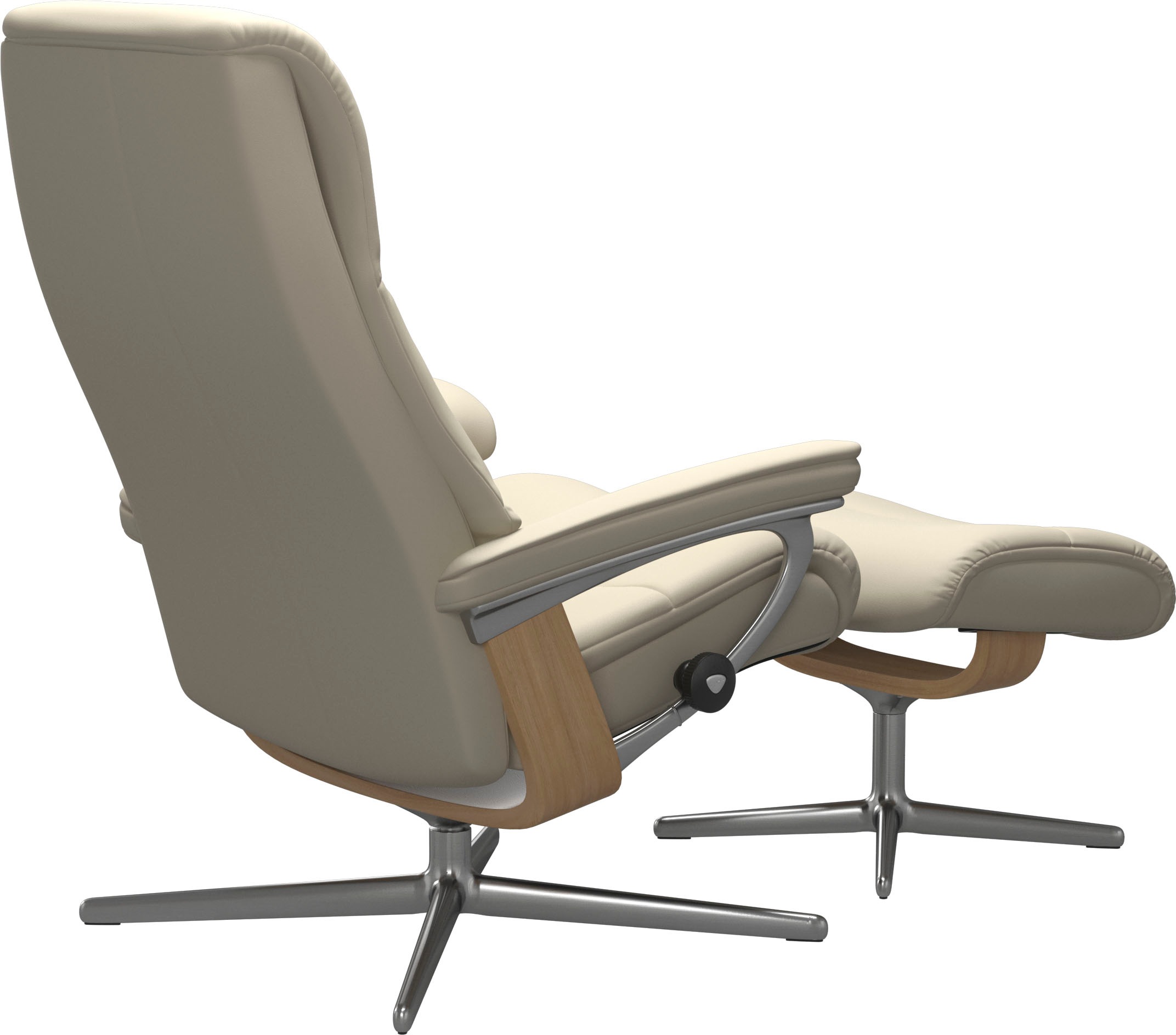 Stressless® Relaxsessel »View«, mit Cross Base, Größe S, M & L, Holzakzent Eiche