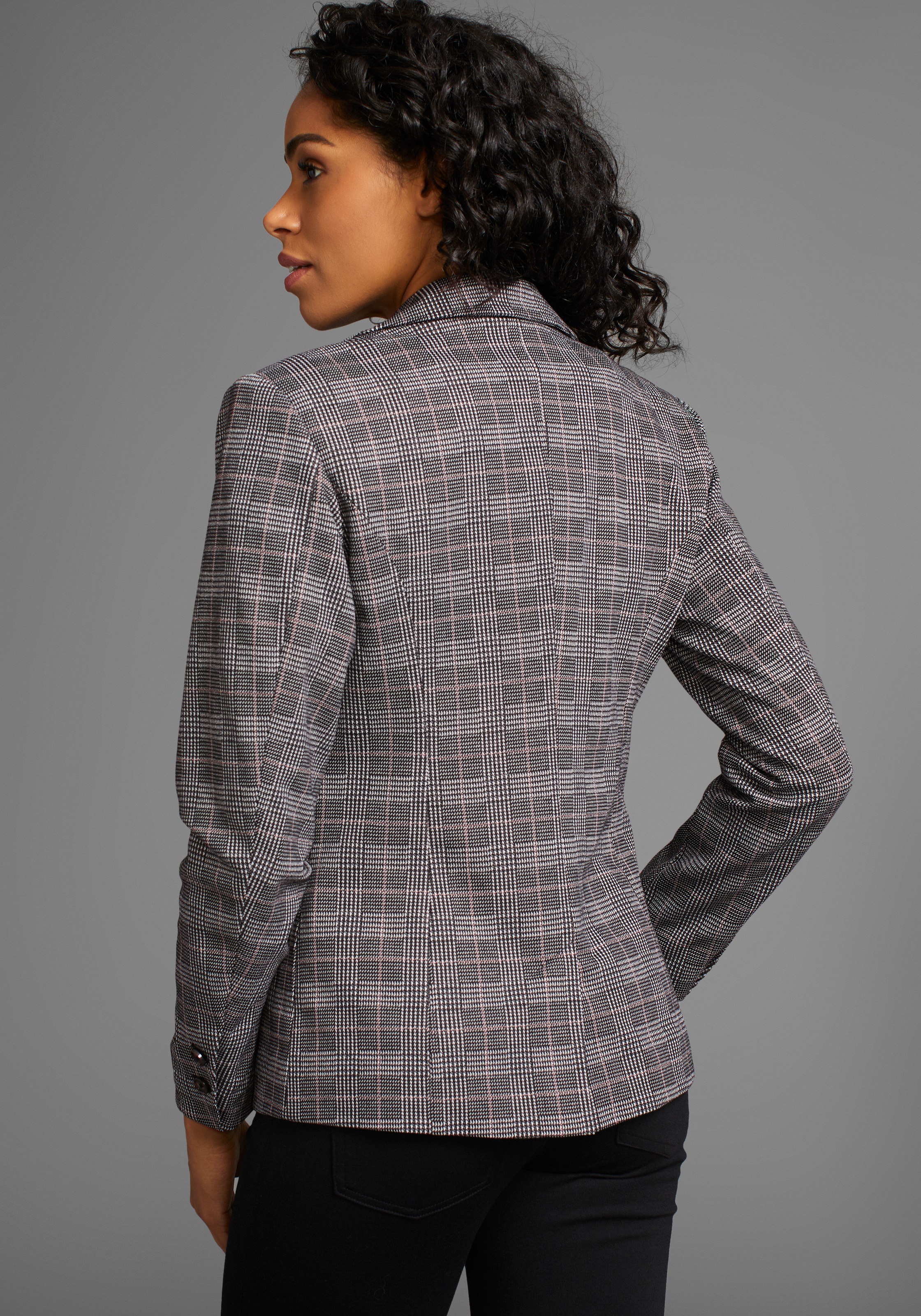 Laura Scott Kurzblazer, in trendigem Karolook günstig online kaufen