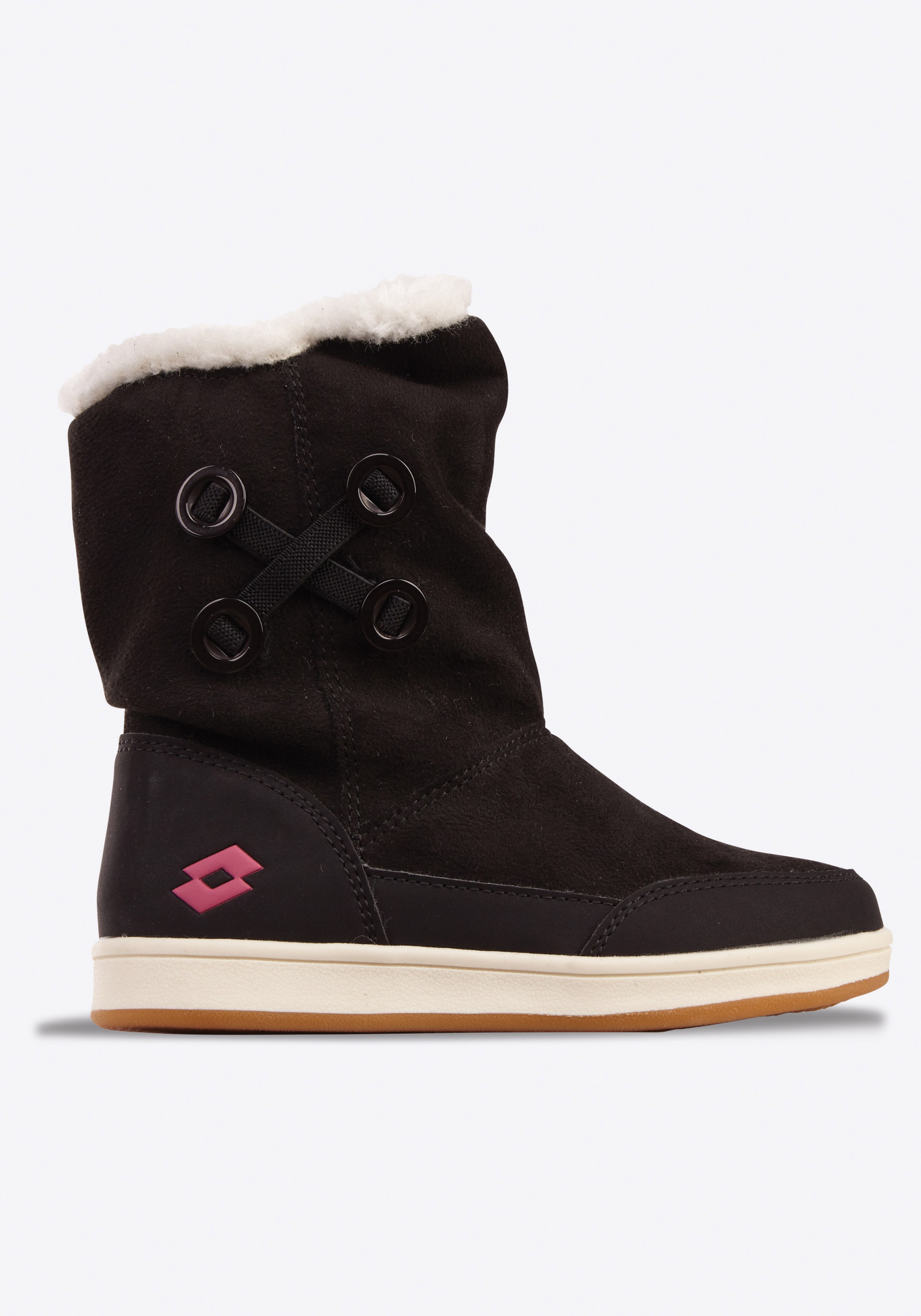 LOTTO Mädchen Winterboots, Gr. 30, schwarz, Synthetik, Schuhe, Winterschuhe, Winterstiefel, Snowboots, gefüttert mit Reißverschluss