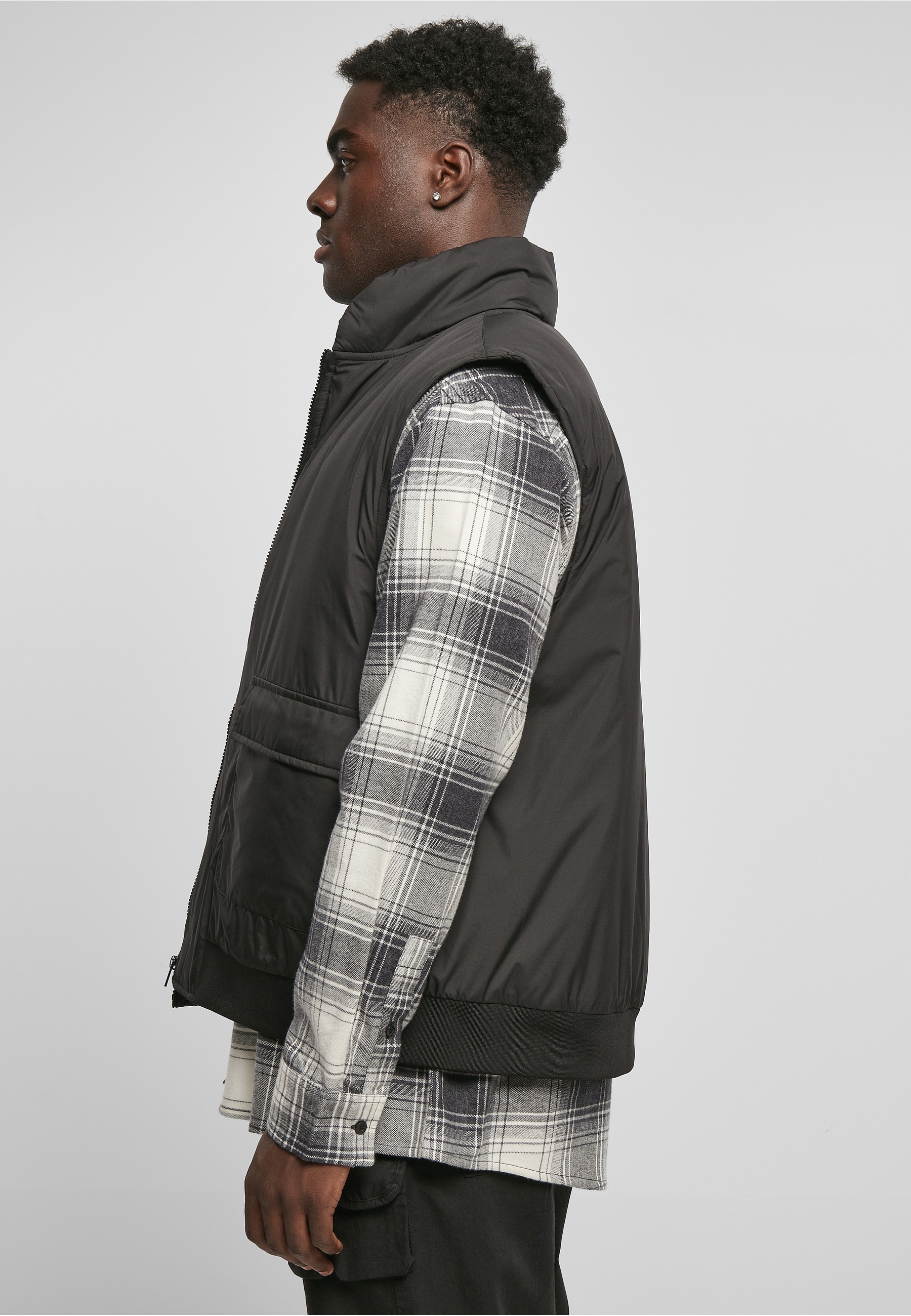 URBAN CLASSICS Jerseyweste »Urban Classics Herren Clean Puffer Vest« 1 Stk.
