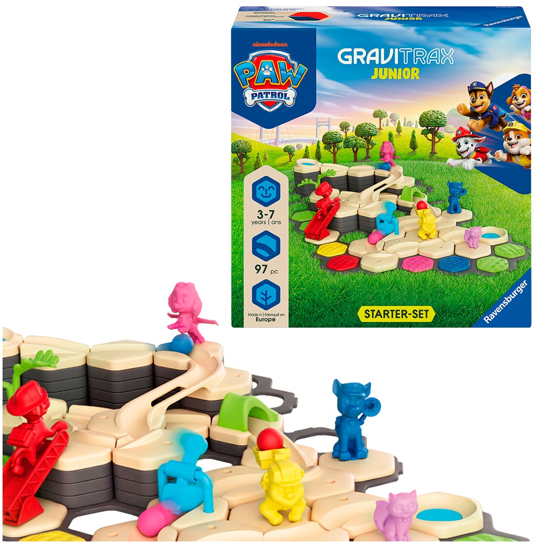 Ravensburger Kugelbahn-Bausatz »GraviTrax Junior Paw Patrol - Starter-Set L« Made in Europe