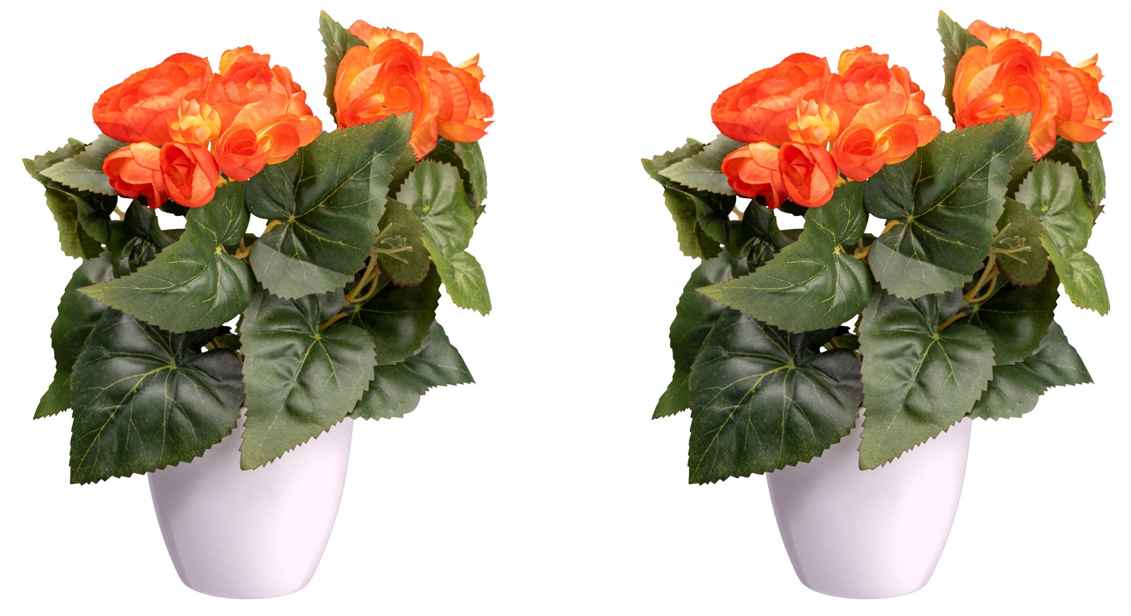 Creativ green Kunstblume »Begonienbusch«