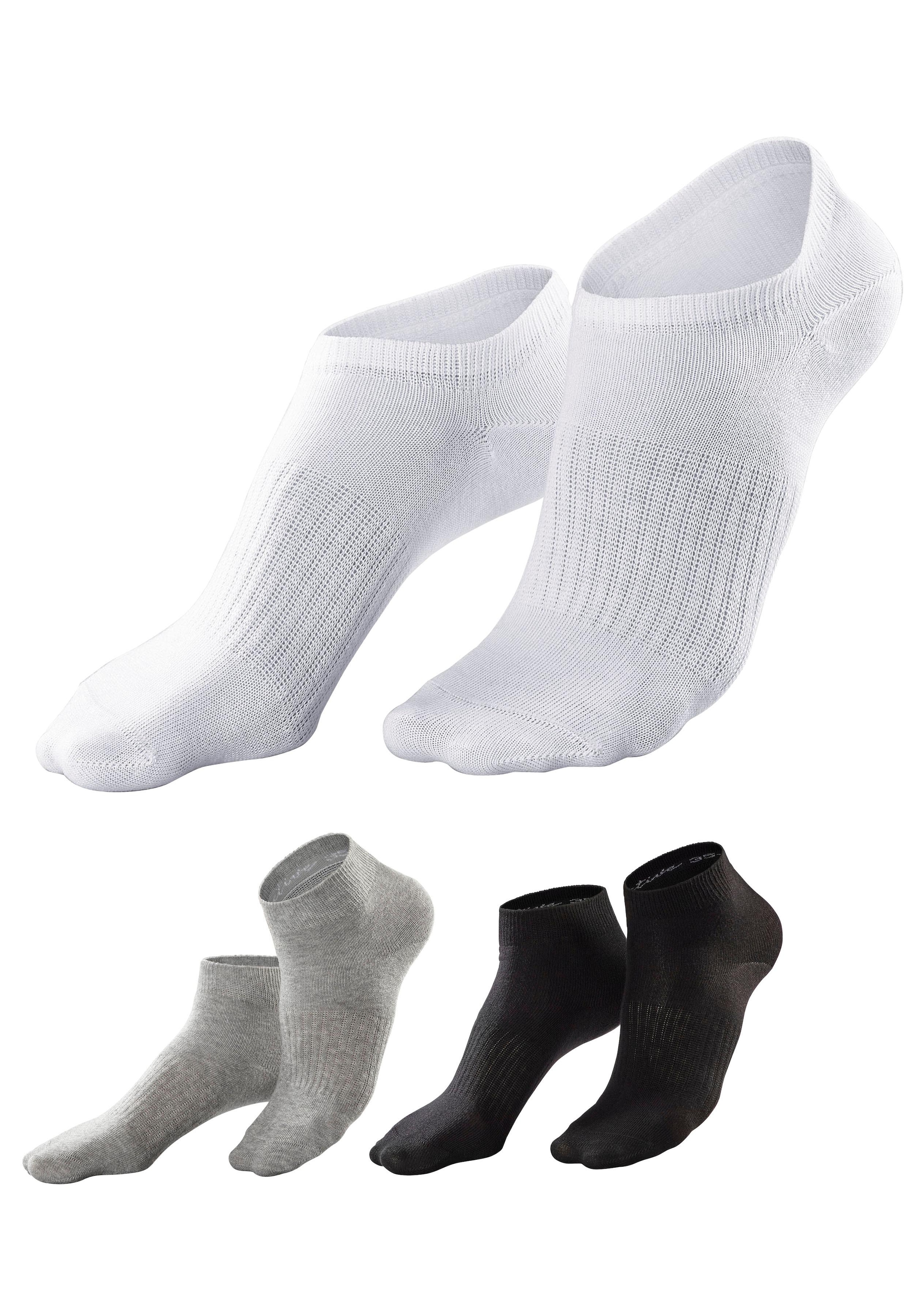 LASCANA ACTIVE Sneakersocken, BAUR 7 Paar), | kaufen mit (Set, Mittelfußgummi