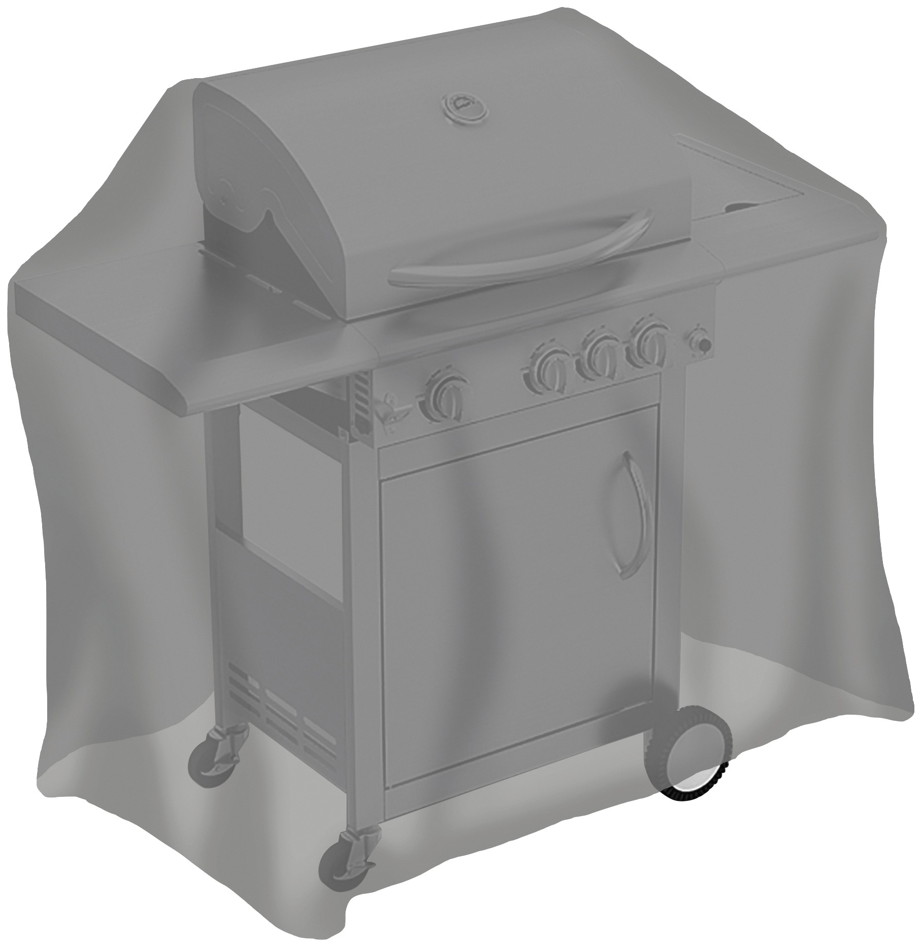 Tepro Grill-Schutzhülle, BxLxH: 130x65x100 cm, für Gasgrill mittel