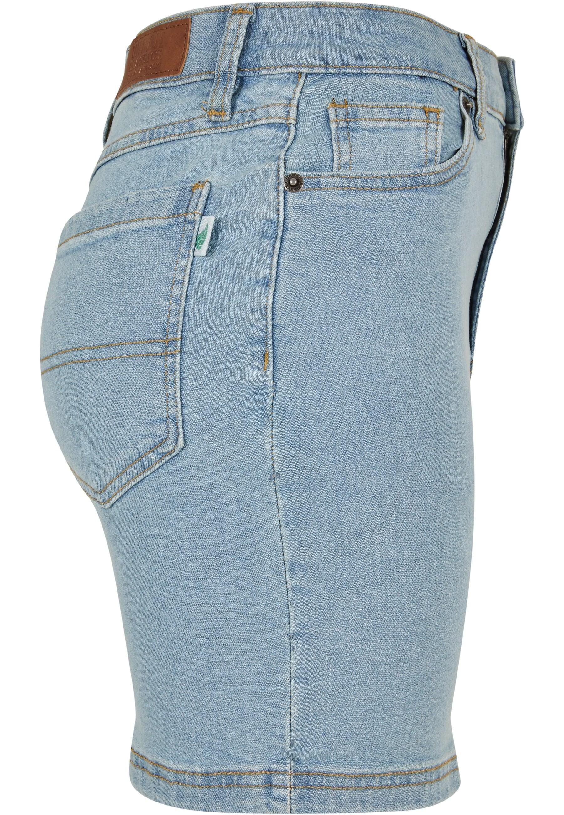 URBAN CLASSICS Jerseyrock »Urban Classics Damen Ladies Organic Stretch Denim Mini Skirt«, (1 tlg.)