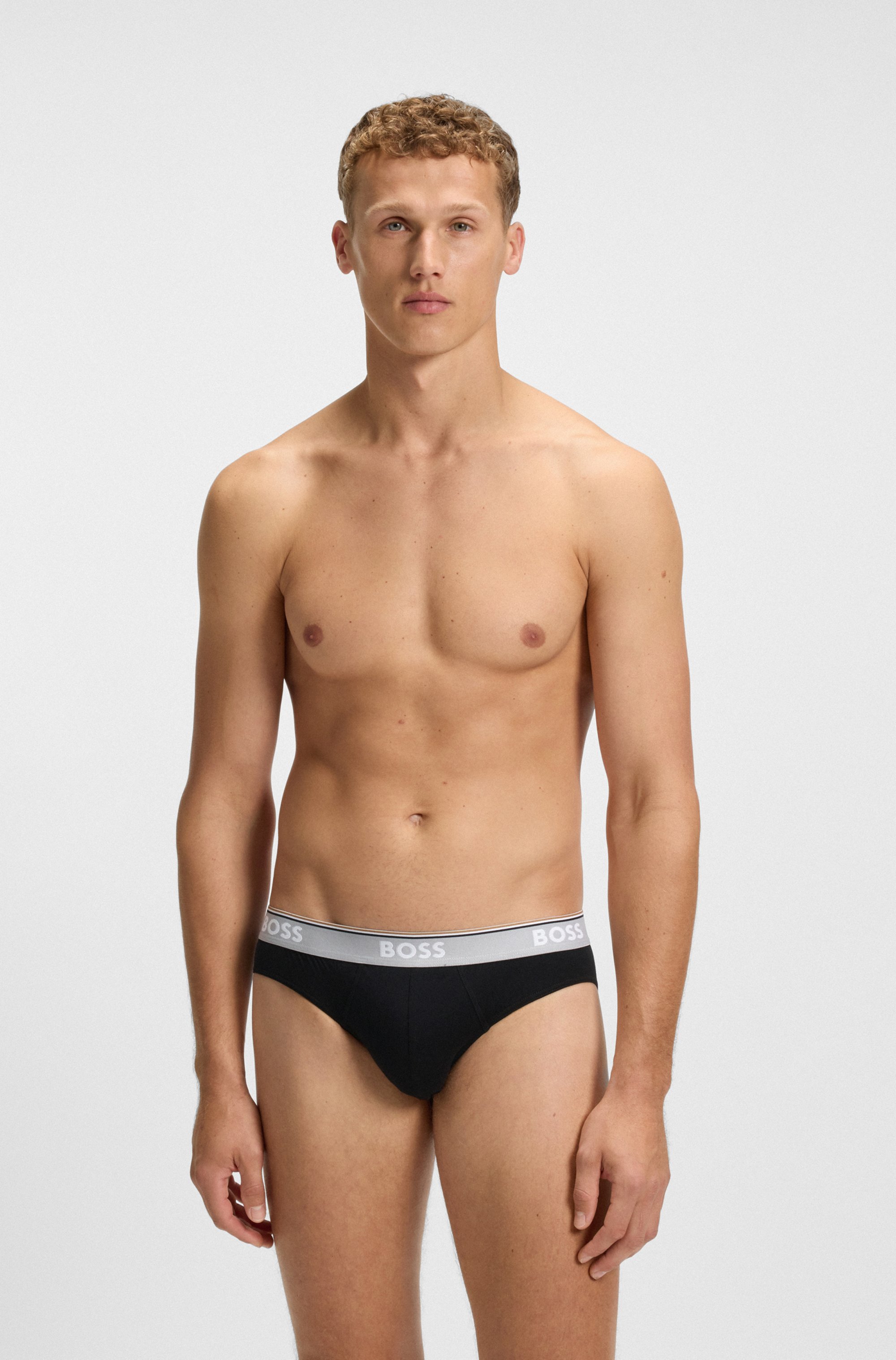 Thumbnail - BOSS Slip "Brief 3P Power" Packung, 3 Stk. tlg., mit BOSS Schriftzug