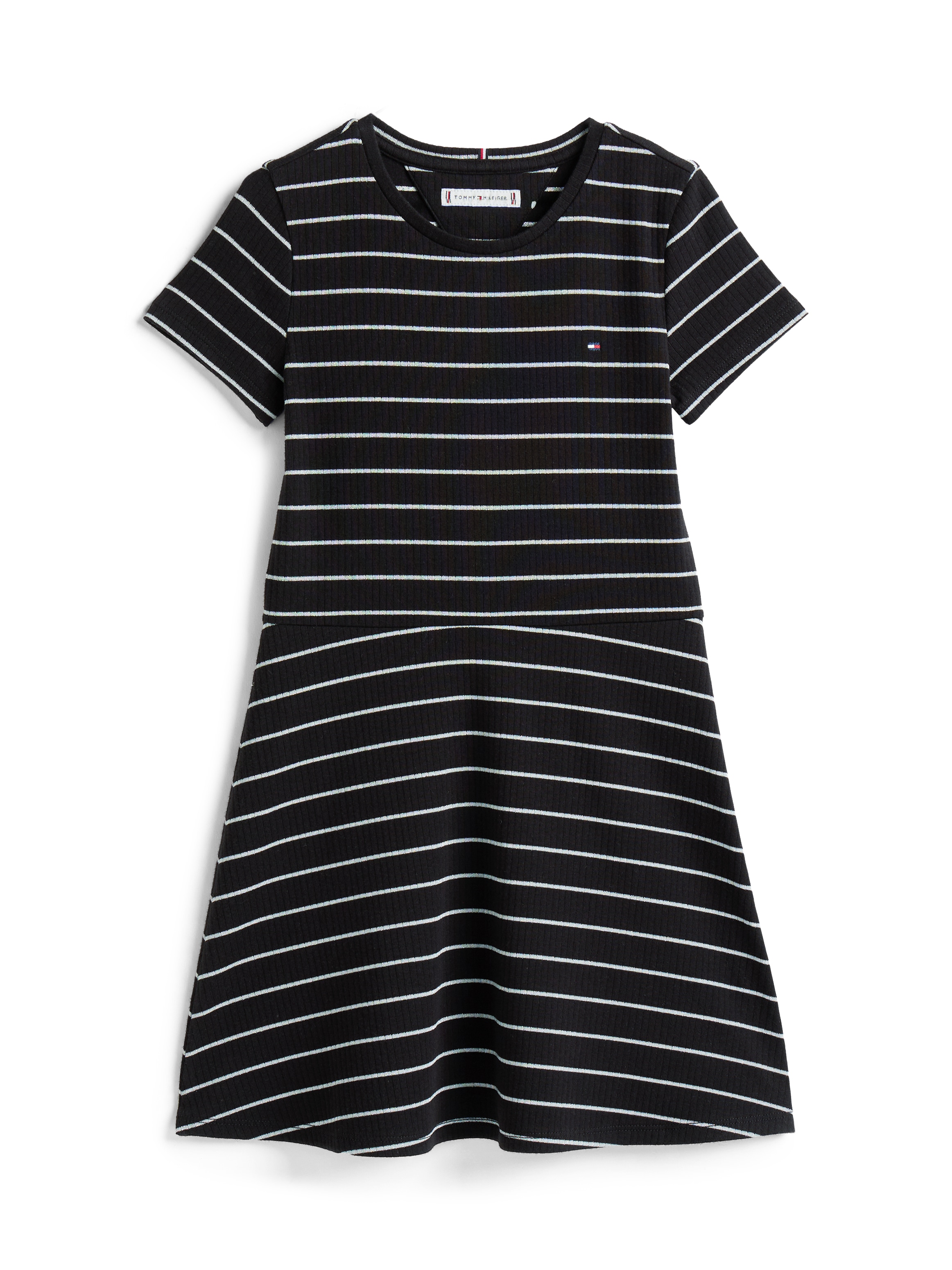 Tommy Hilfiger Skaterkleid »LUREX SKATER DRESS S/S« Ohne Tasche Kinder bis 16 Jahre