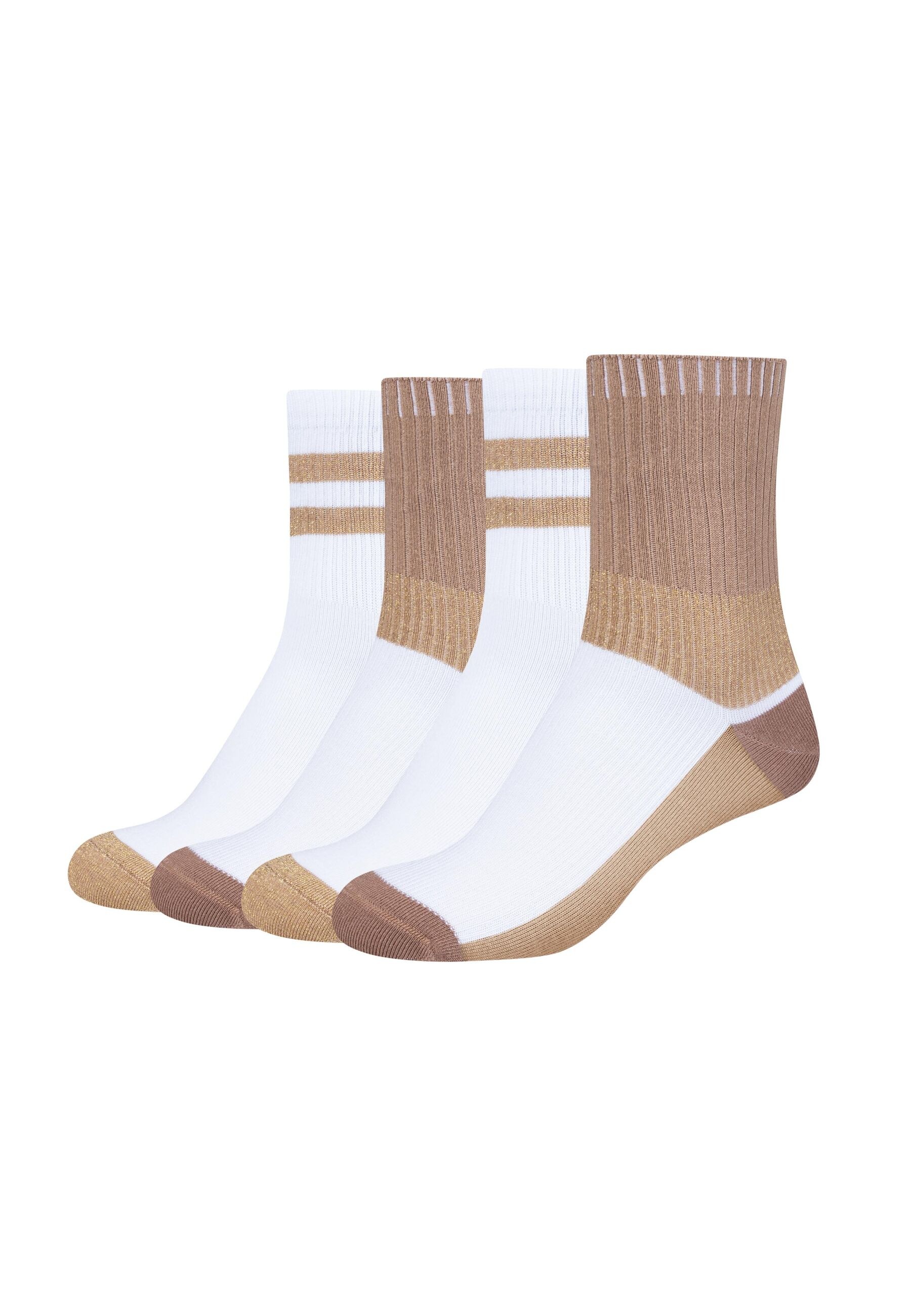 Camano "4er Pack" 4er Pack Dezente Lurex-Details für einen edlen Look, Druckfreier Sitz