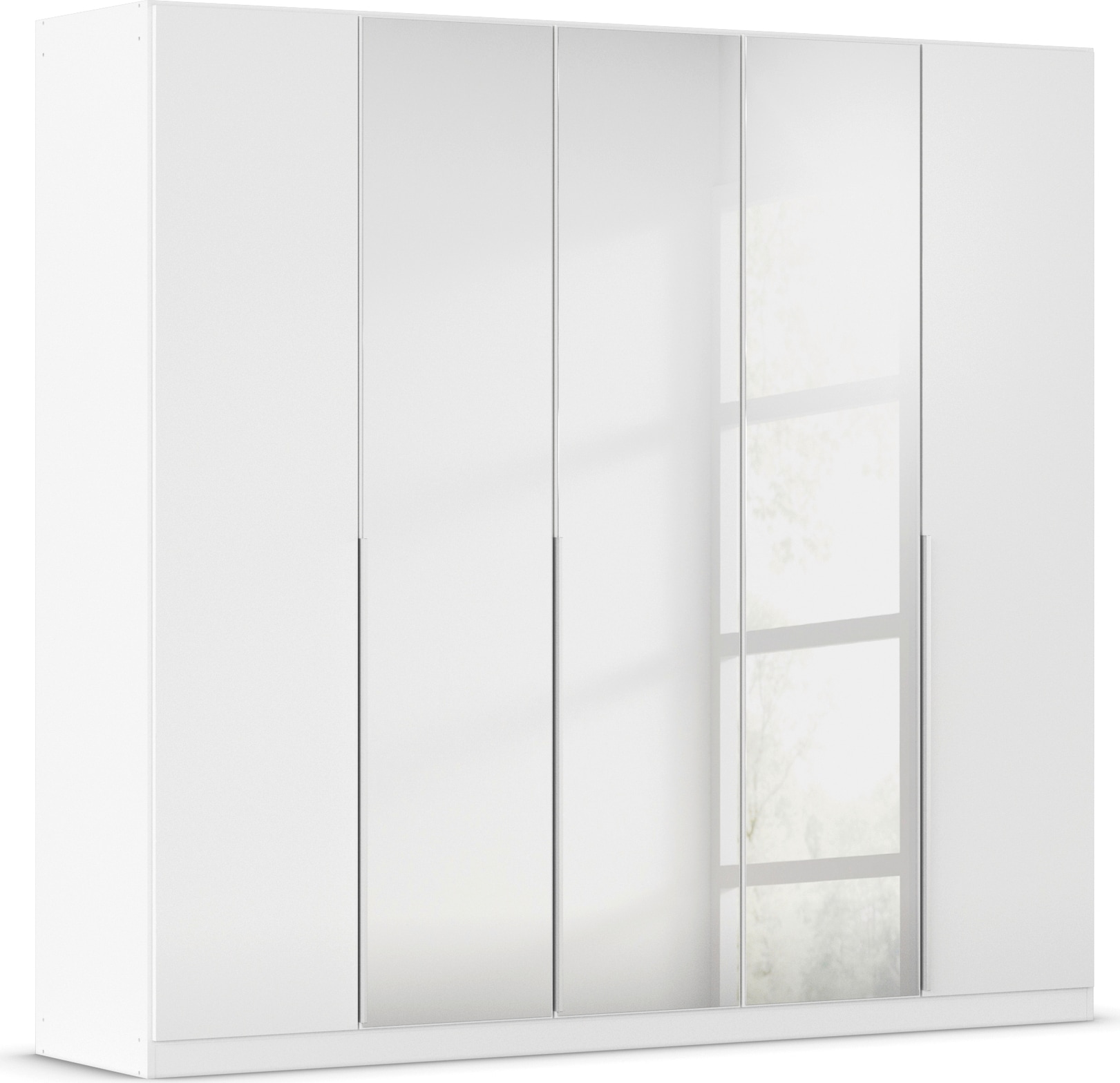 OTTO home Drehtürenschrank "Kleiderschrank Schrank Garderobe AGORDO mit Dekor- oder Hochglanzfront" in zwei Griff-Farben, Breiten 91-405 cm, durchdachte Innenausstattung, in 8 Breiten und 2 Höhen MADE IN GERMANY