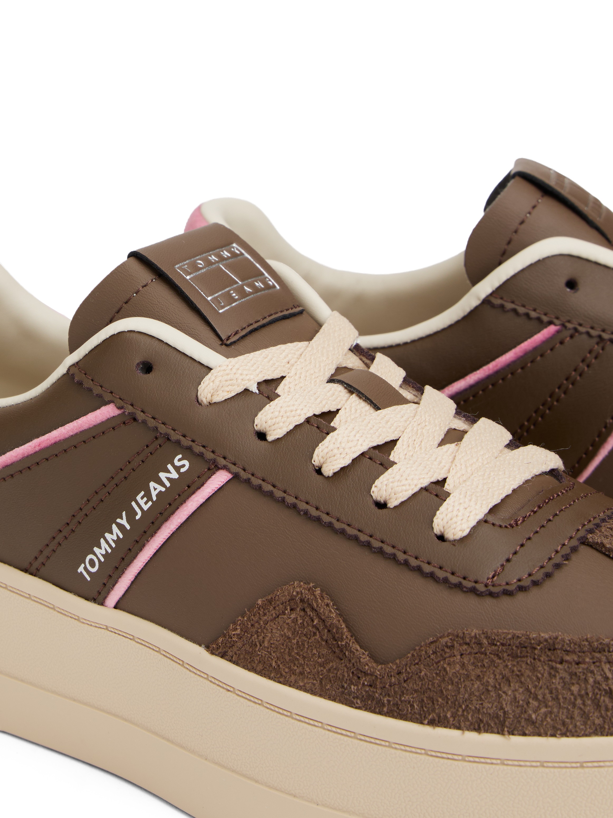 Tommy Jeans Plateausneaker "THE GREENWICH FLATFORM", Freizeitschuh, Halbsch günstig online kaufen