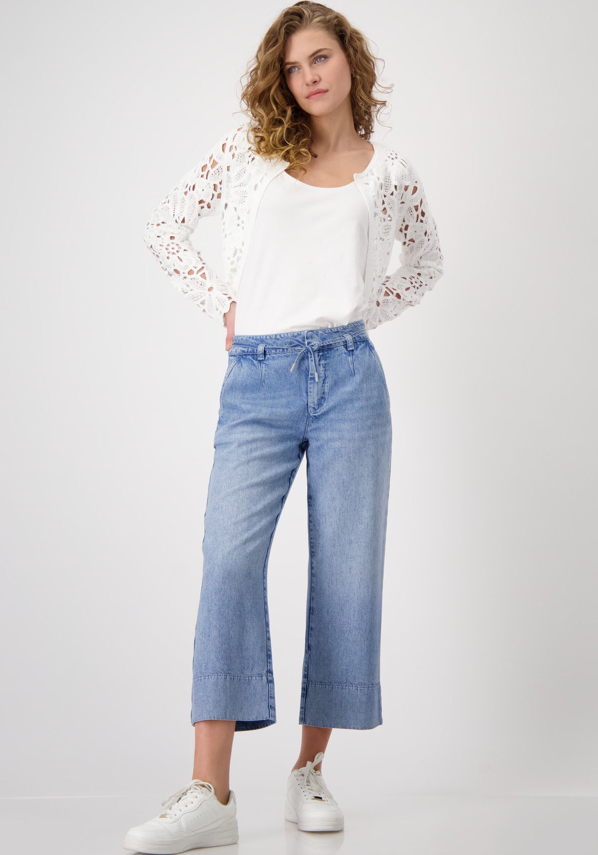 Monari Culotte, mit Bindegürtel