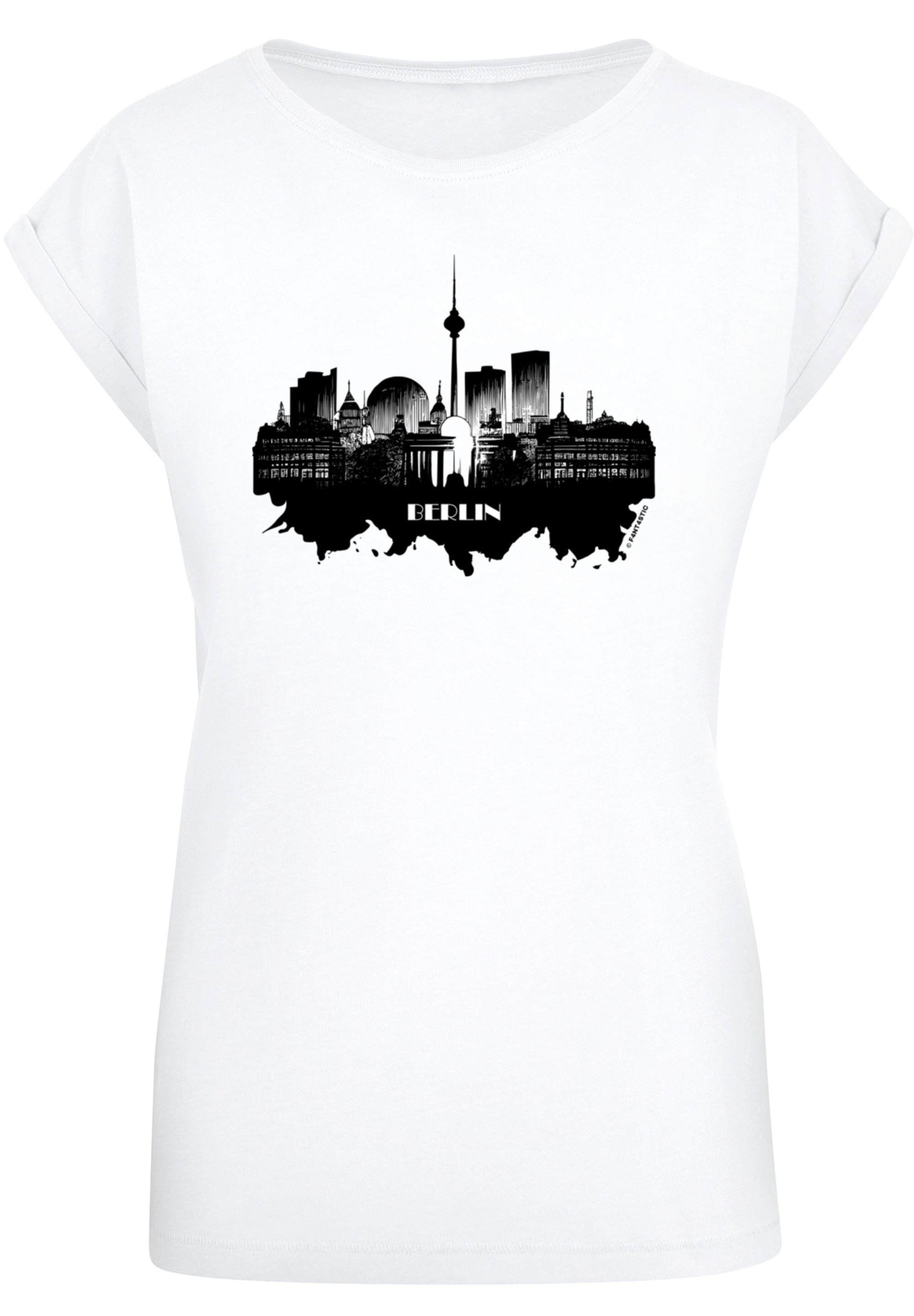 F4NT4STIC T-Shirt »Cities Collection - Berlin skyline«, Print
