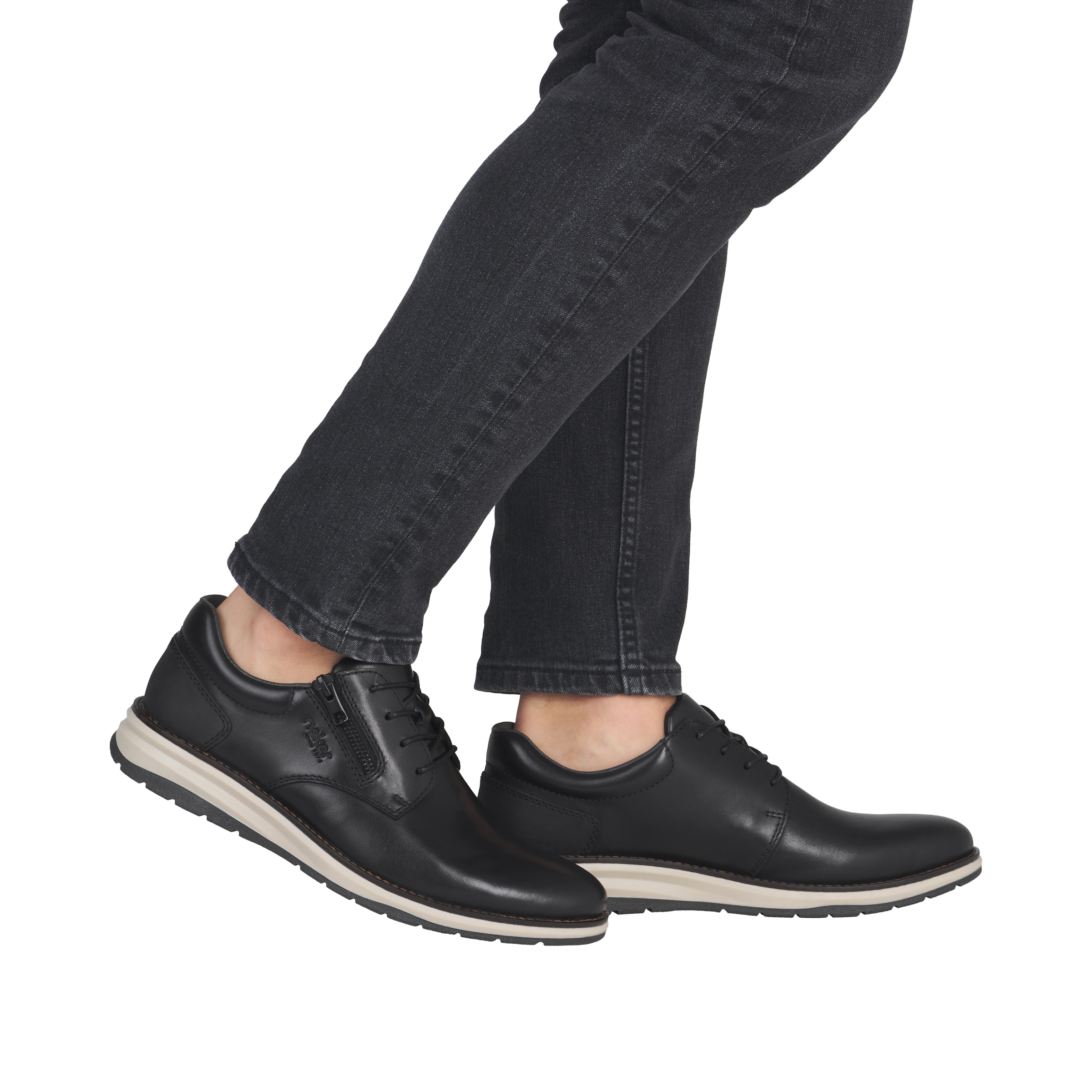 Rieker Schnürschuh, Festtagsschuh, Halbschuh, Business-Schnürer mit weicher Innensohle