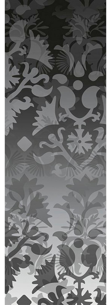 Fototapete »Ornamental Spirit Black And White«, Grafik Tapete Ornament Schwarz Weiß...