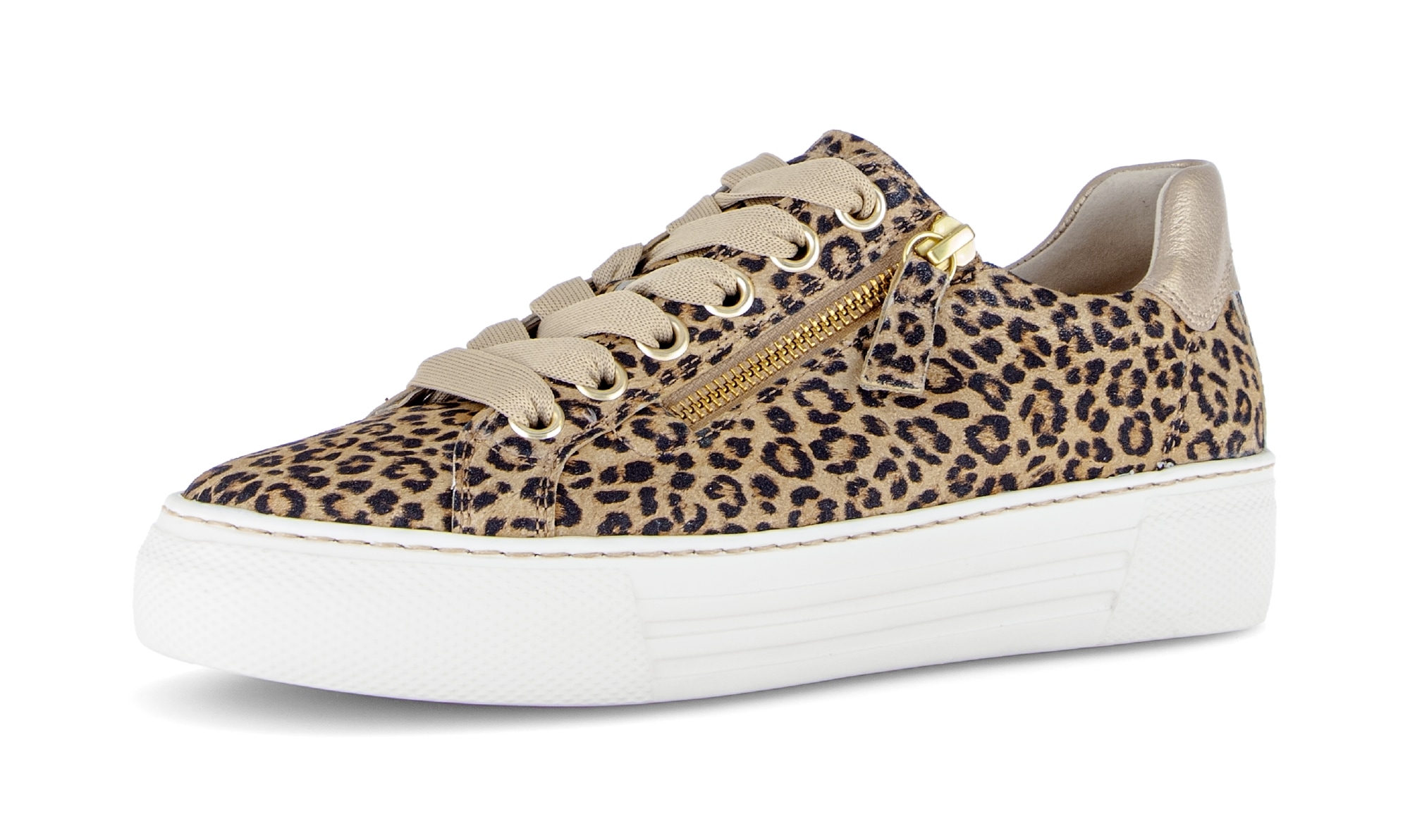 Gabor Plateausneaker, Freizeitschuh, Halbschuh, Schnürer mit Außenreißversc günstig online kaufen