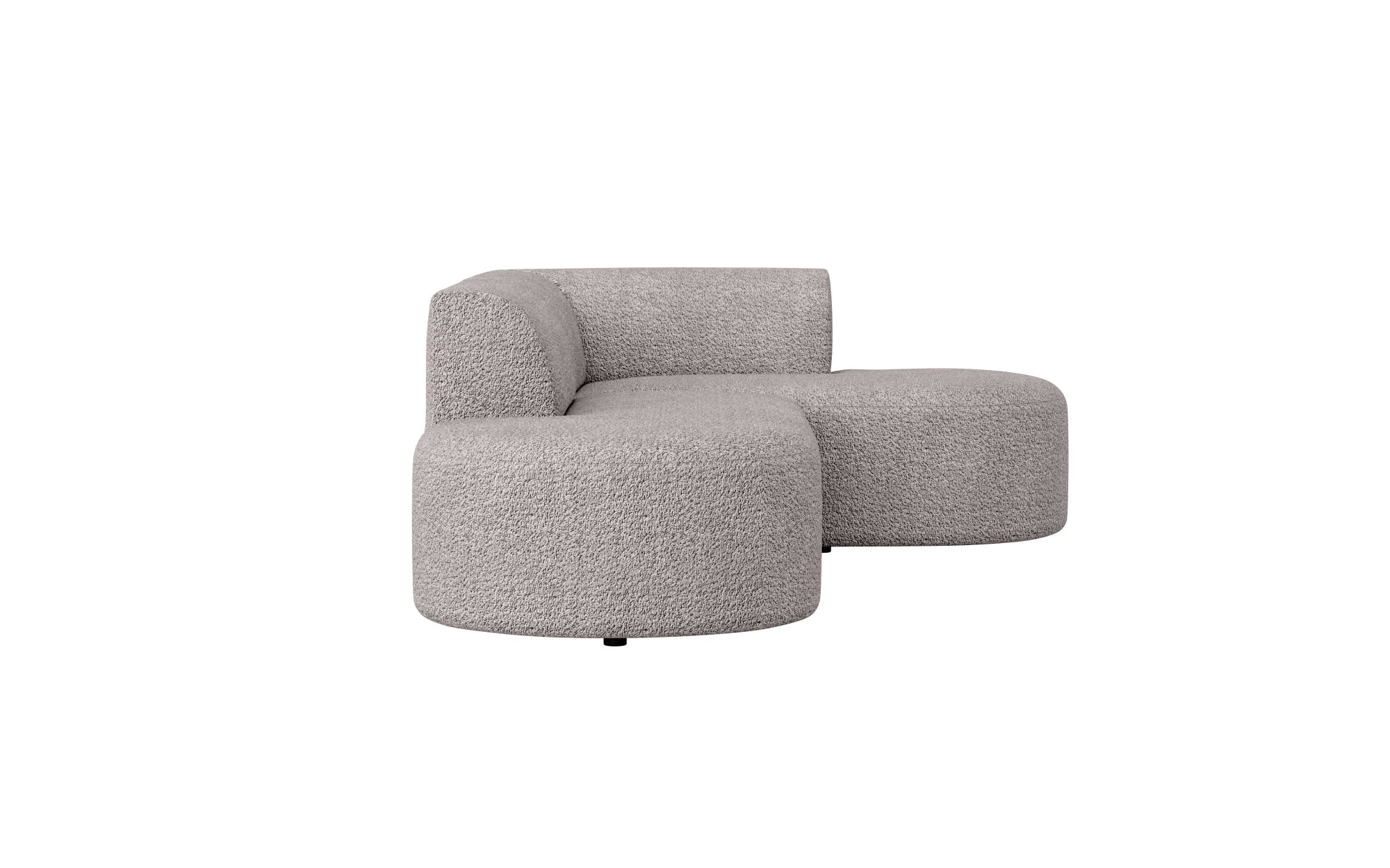 andas Ecksofa »Ecksofa Tvinne mit Ottomane links oder rechts bestellbar«, L-Form, mit Wellenunterfederung, BxTxH 260x170x73 cm