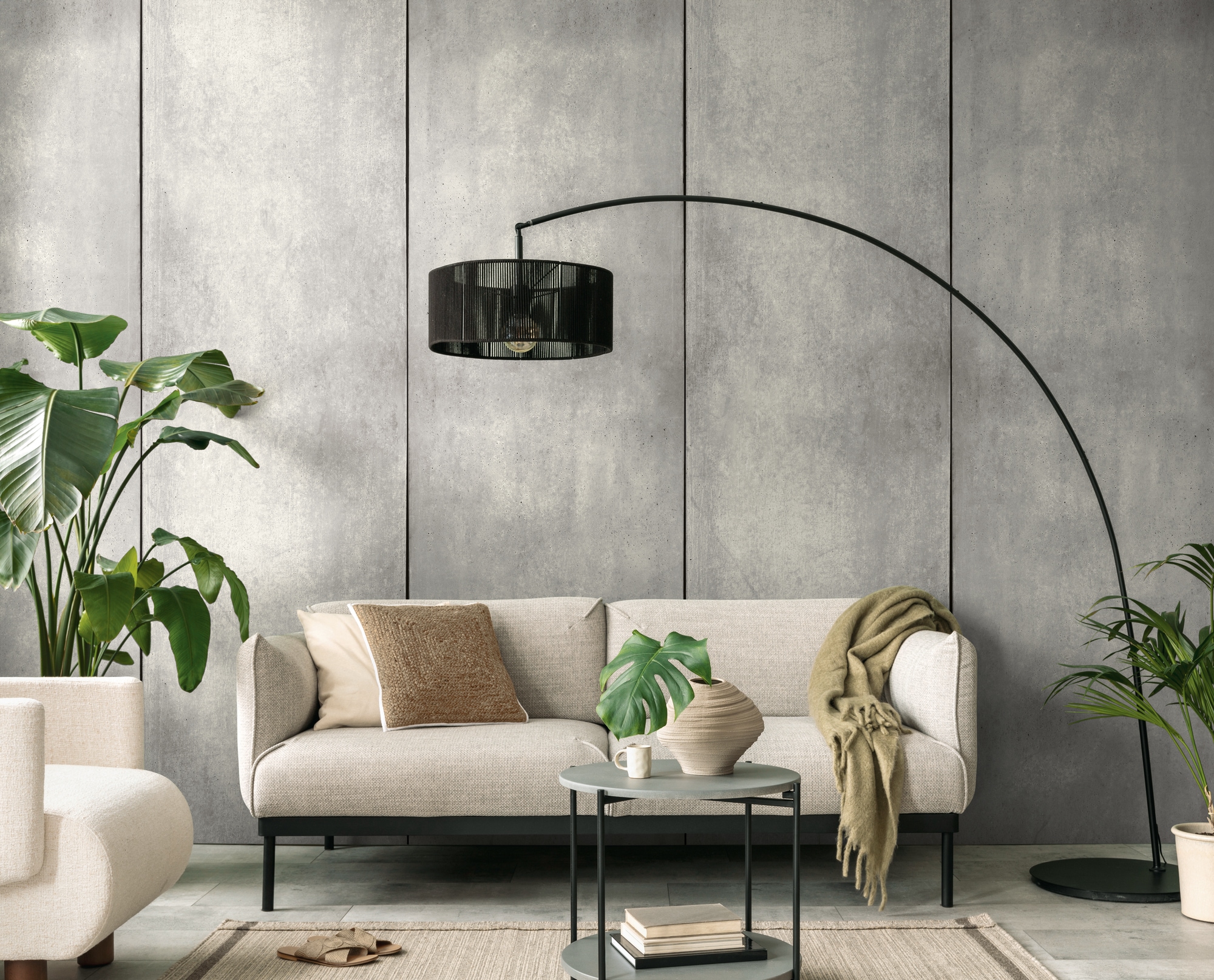 living walls Fototapete »The Wall 4 Structures – Urbane Betonwand Vlies-Fototapete« Steinoptik | matt | naturalistisch leicht strukturiert Urbane Betonwand mit markanter 3D-Wirkung