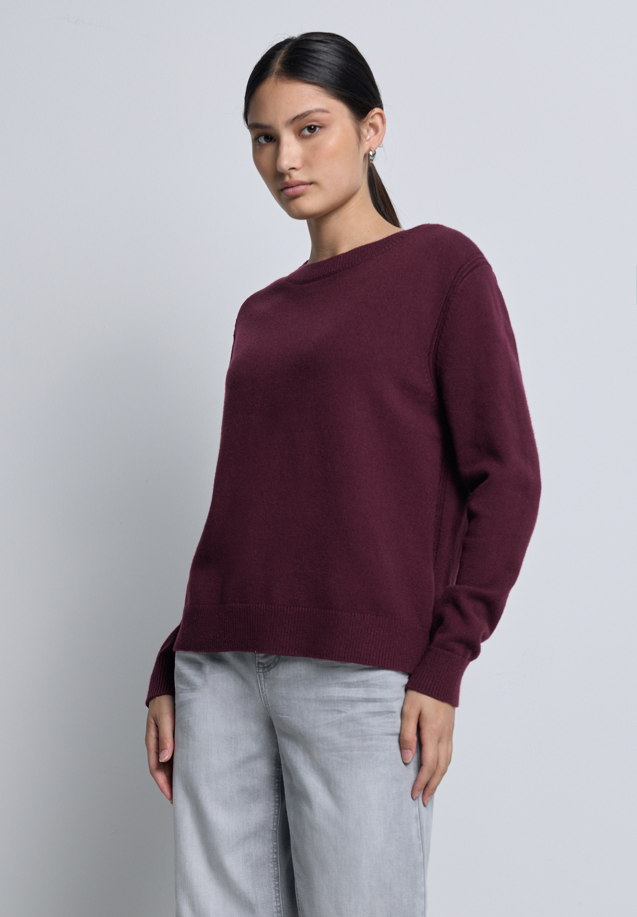 STREET ONE STUDIO Strickpullover, aus softem Materialmix günstig online kaufen