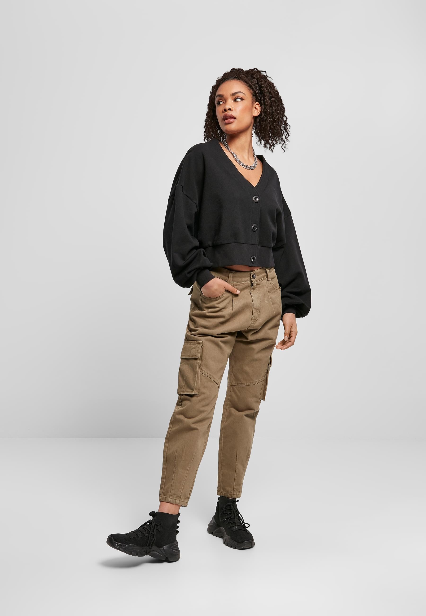 URBAN CLASSICS Sweatjacke »Urban Classics Damen«