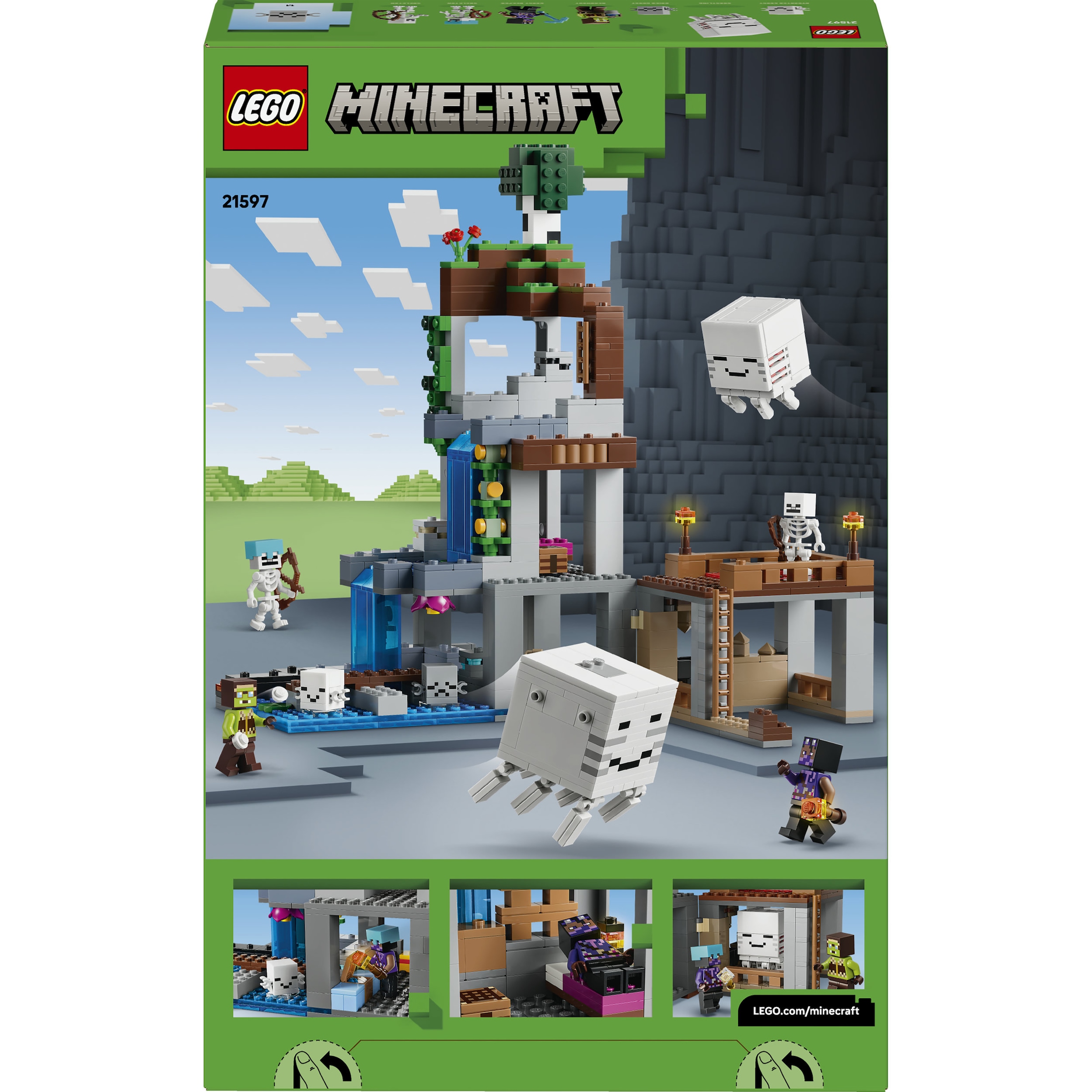 LEGO® Konstruktionsspielsteine »Ghast-Station (21597), LEGO Minecraft« Made in Europe